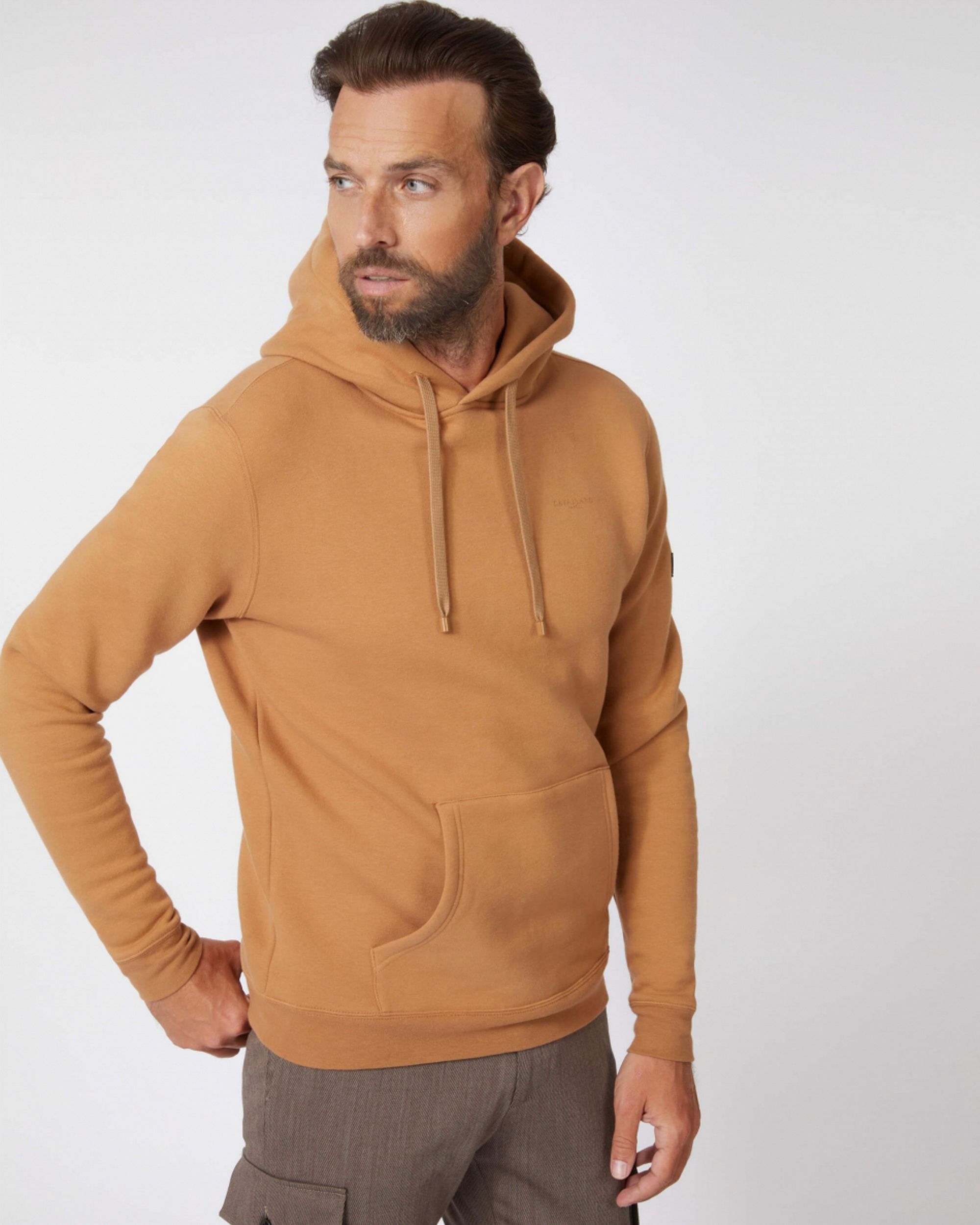 Cavallaro Marizino Hoodie Camel 080270-001-L