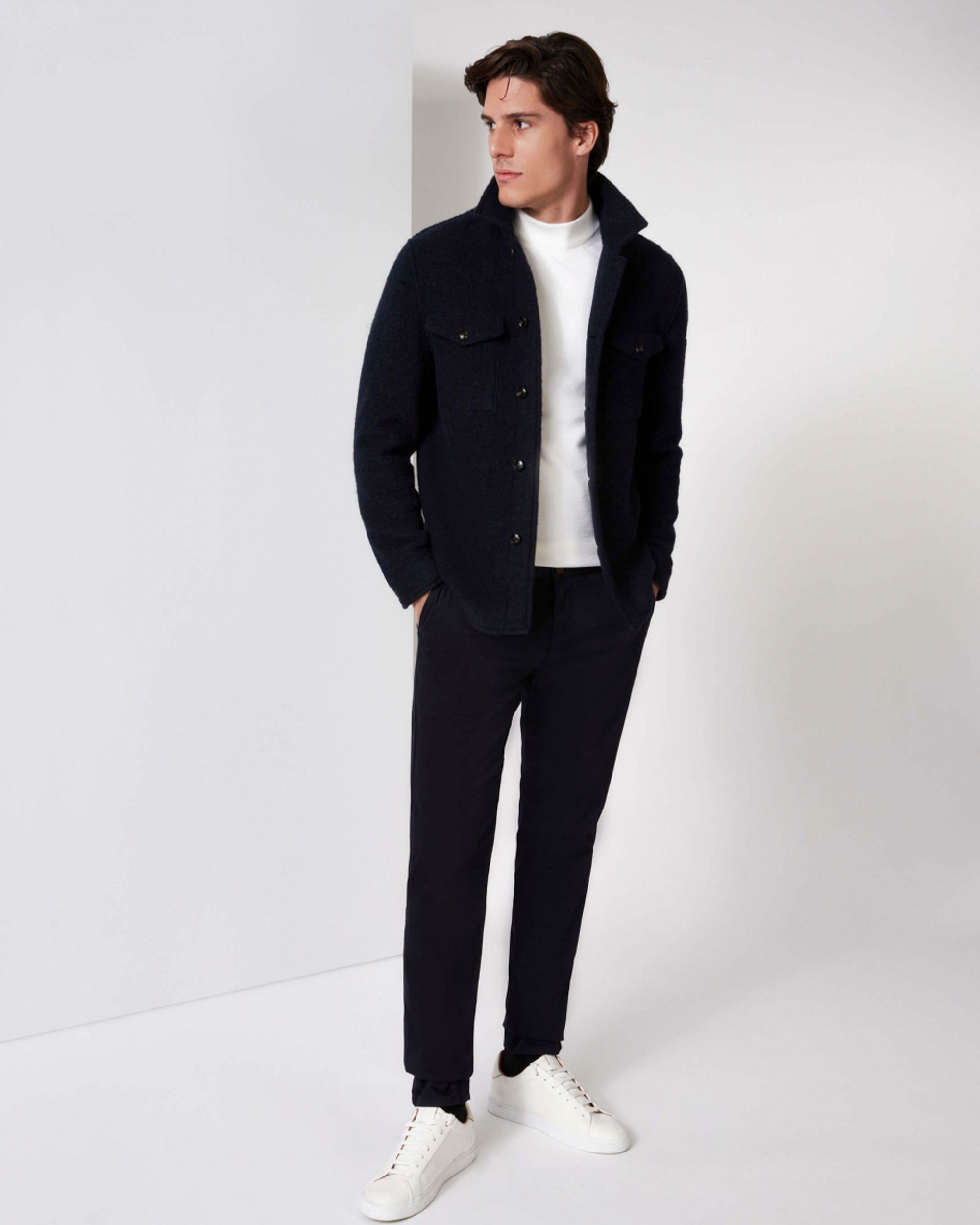 Cavallaro Pisogno Overshirt Blauw 080285-001-L