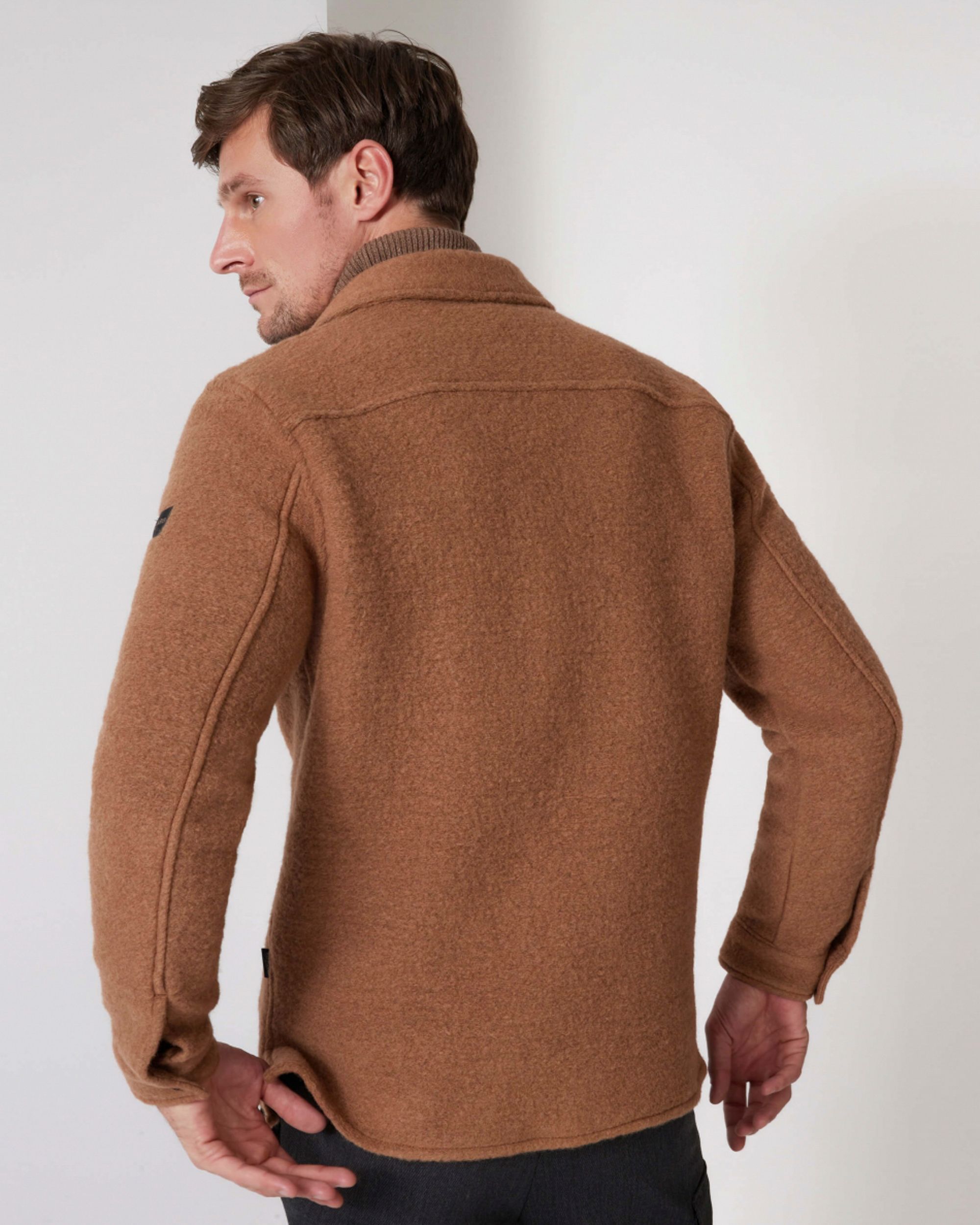 Cavallaro Pisogno Overshirt Camel 080286-001-L