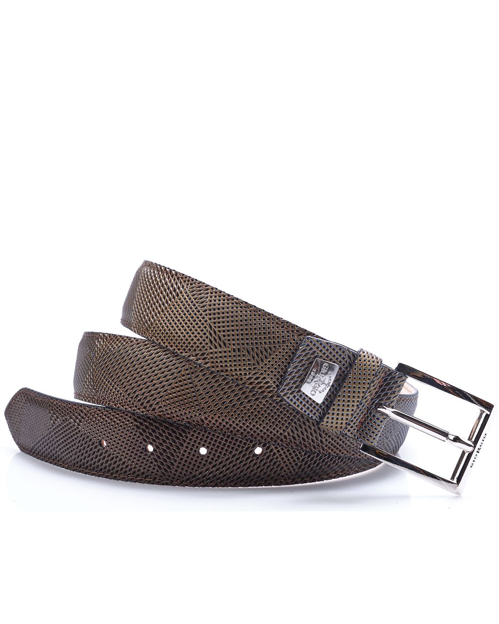 Giorgio Geklede riem Cognac 080291-002-115