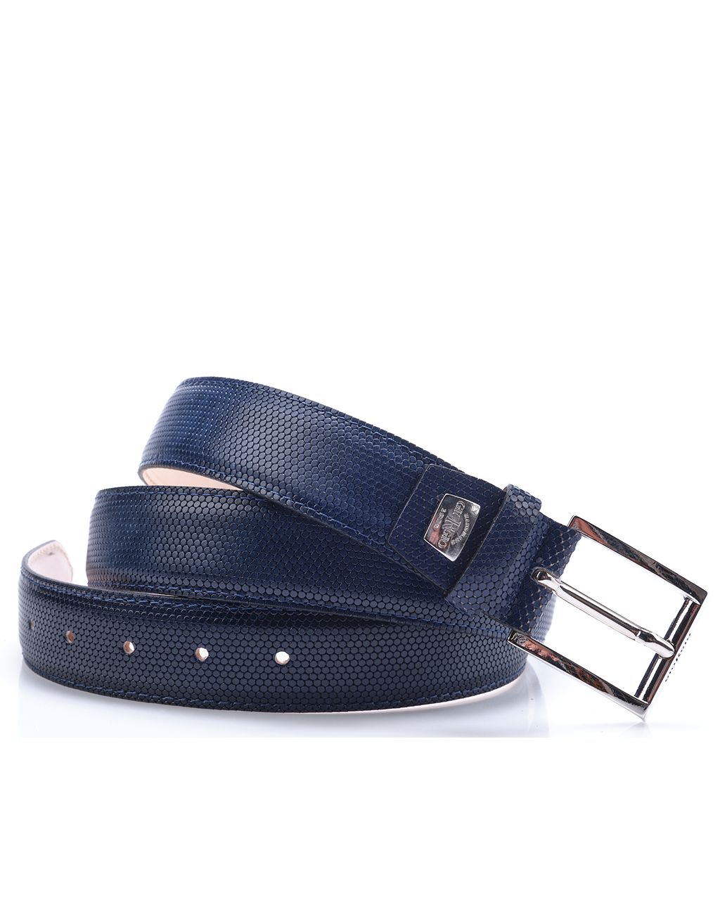 Giorgio Geklede riem Blauw 080293-001-115