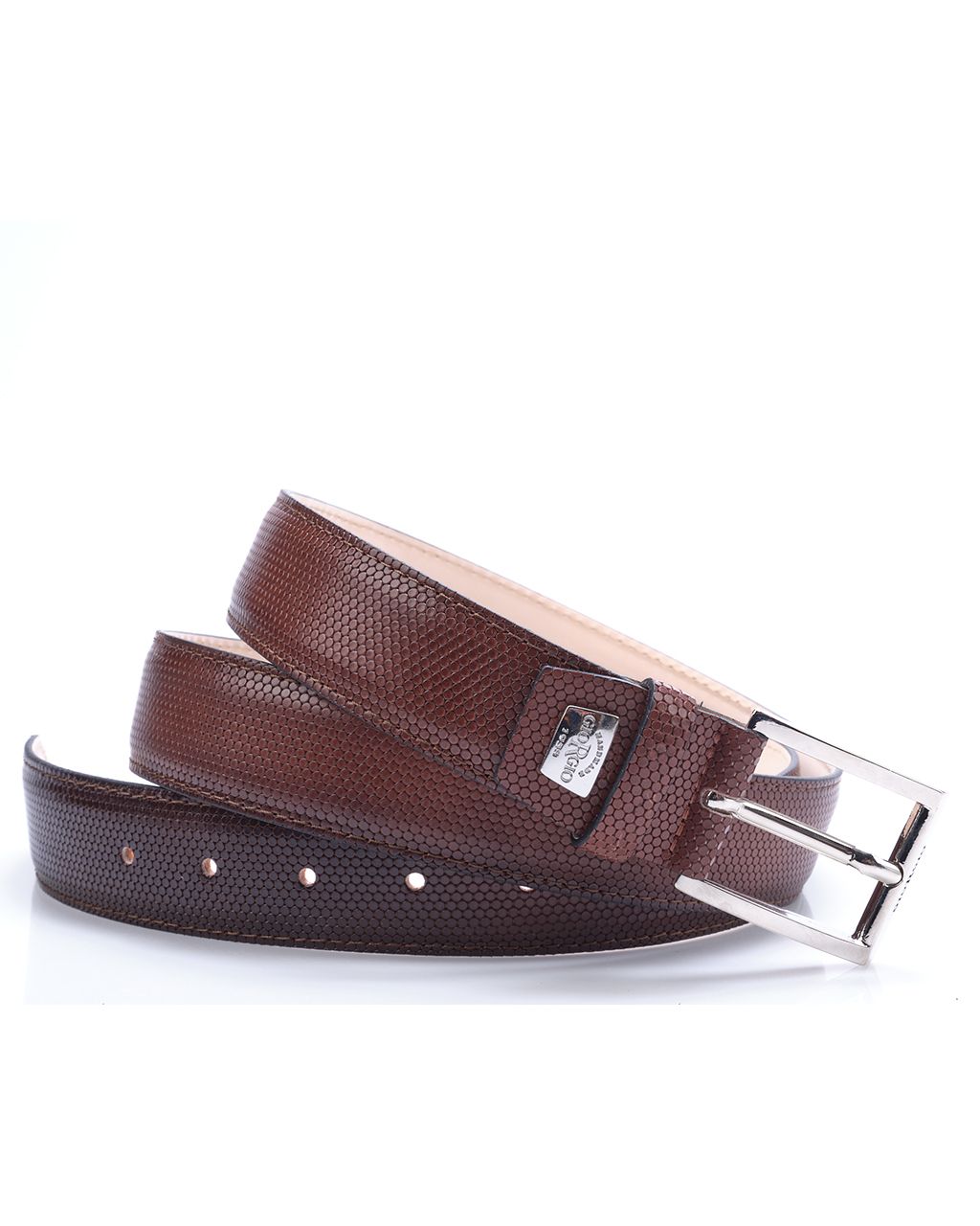 Giorgio Geklede riem Cognac 080293-002-115