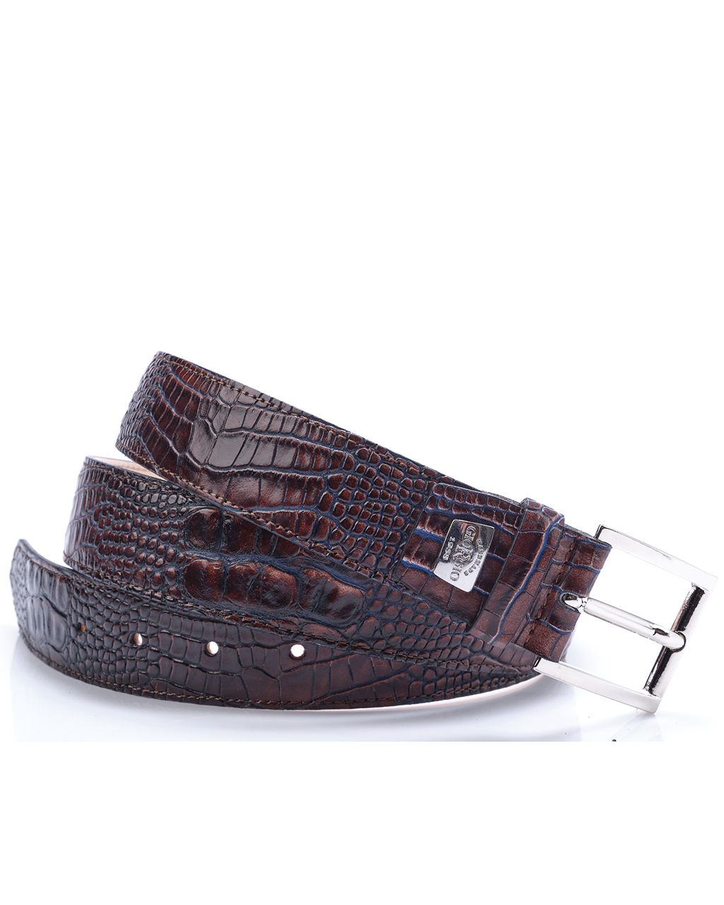 Giorgio Geklede riem Cognac 080295-002-115