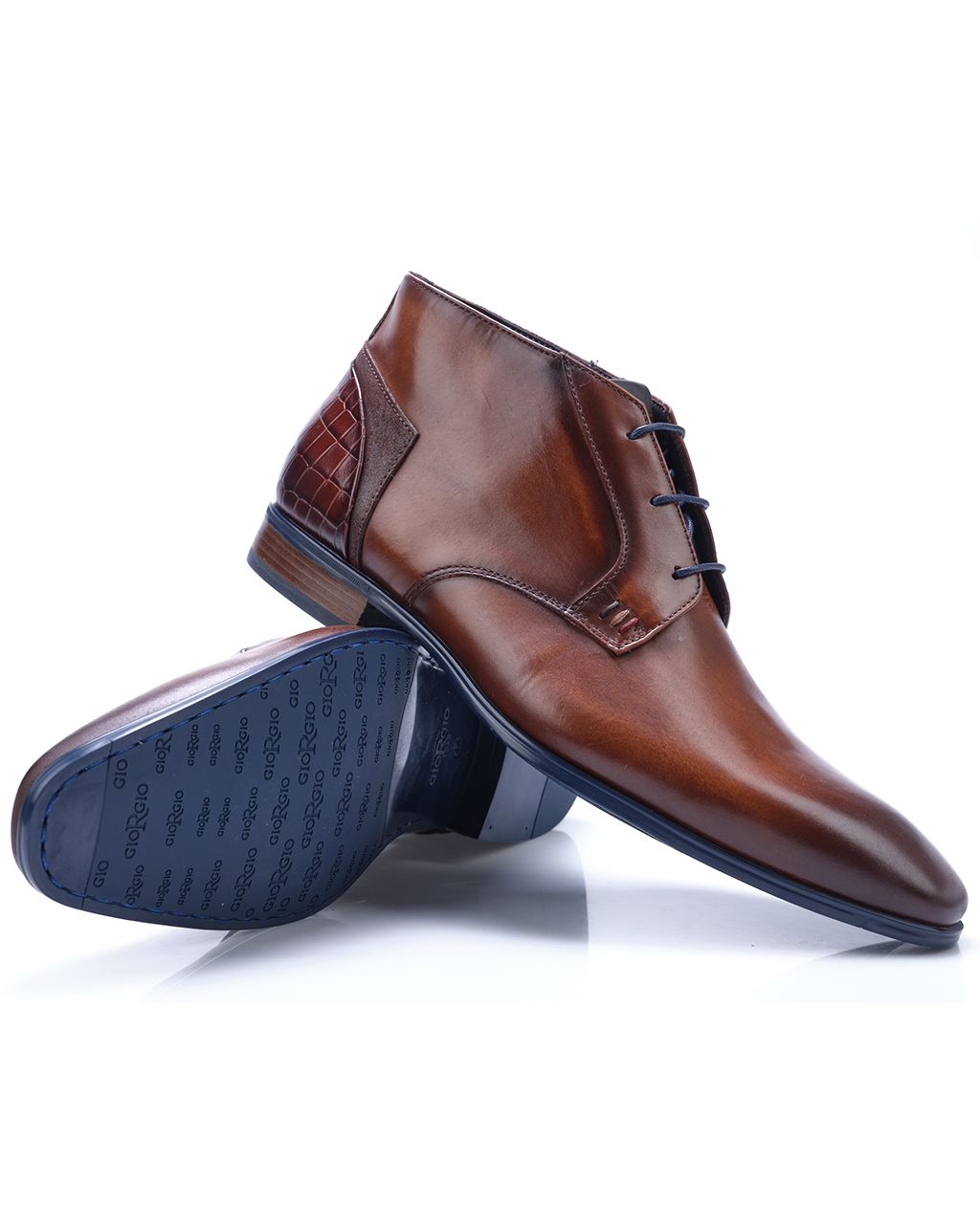 Giorgio Geklede schoenen Cognac 080306-001-41