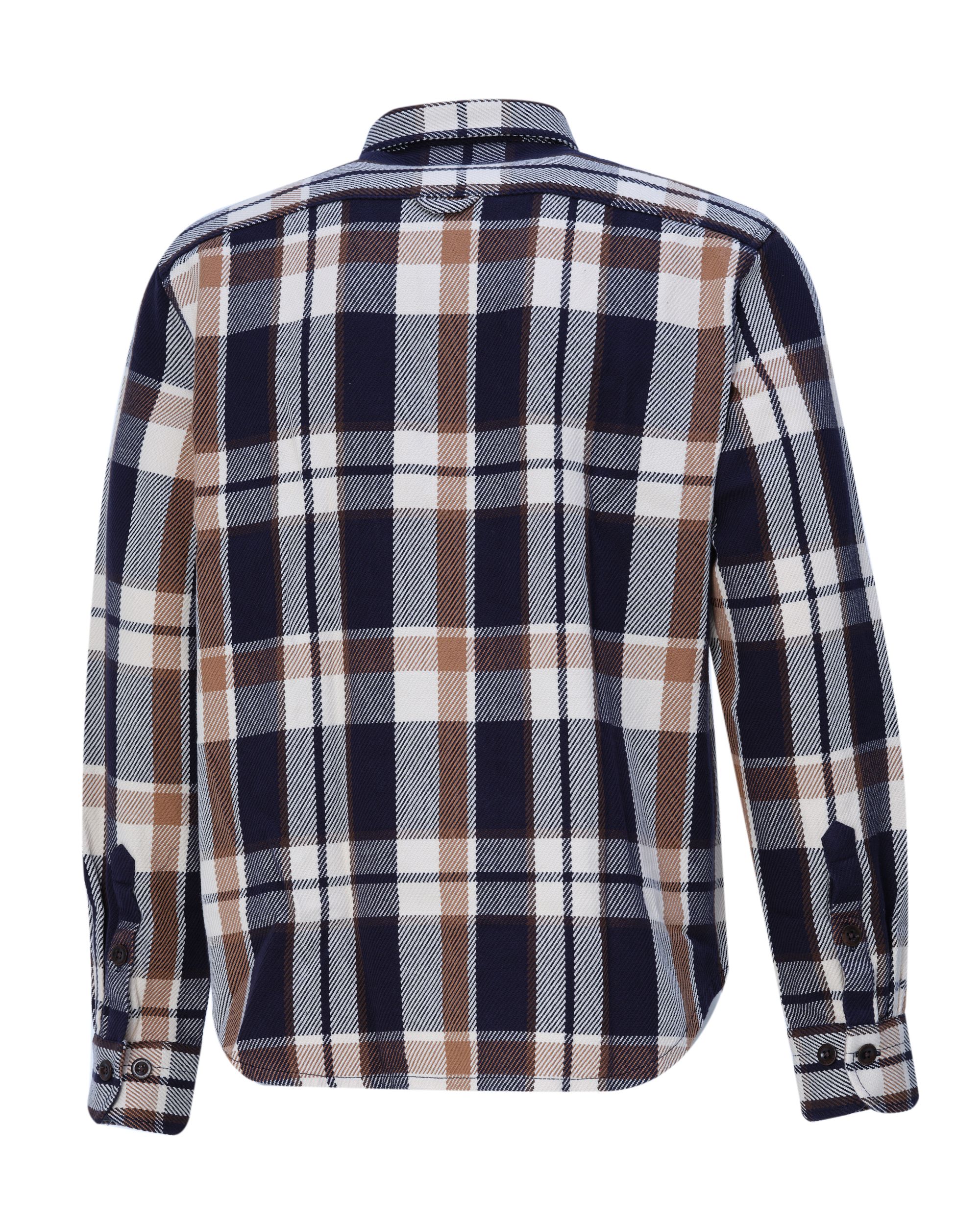 GANT Overshirt Blauw ruit 080324-001-L