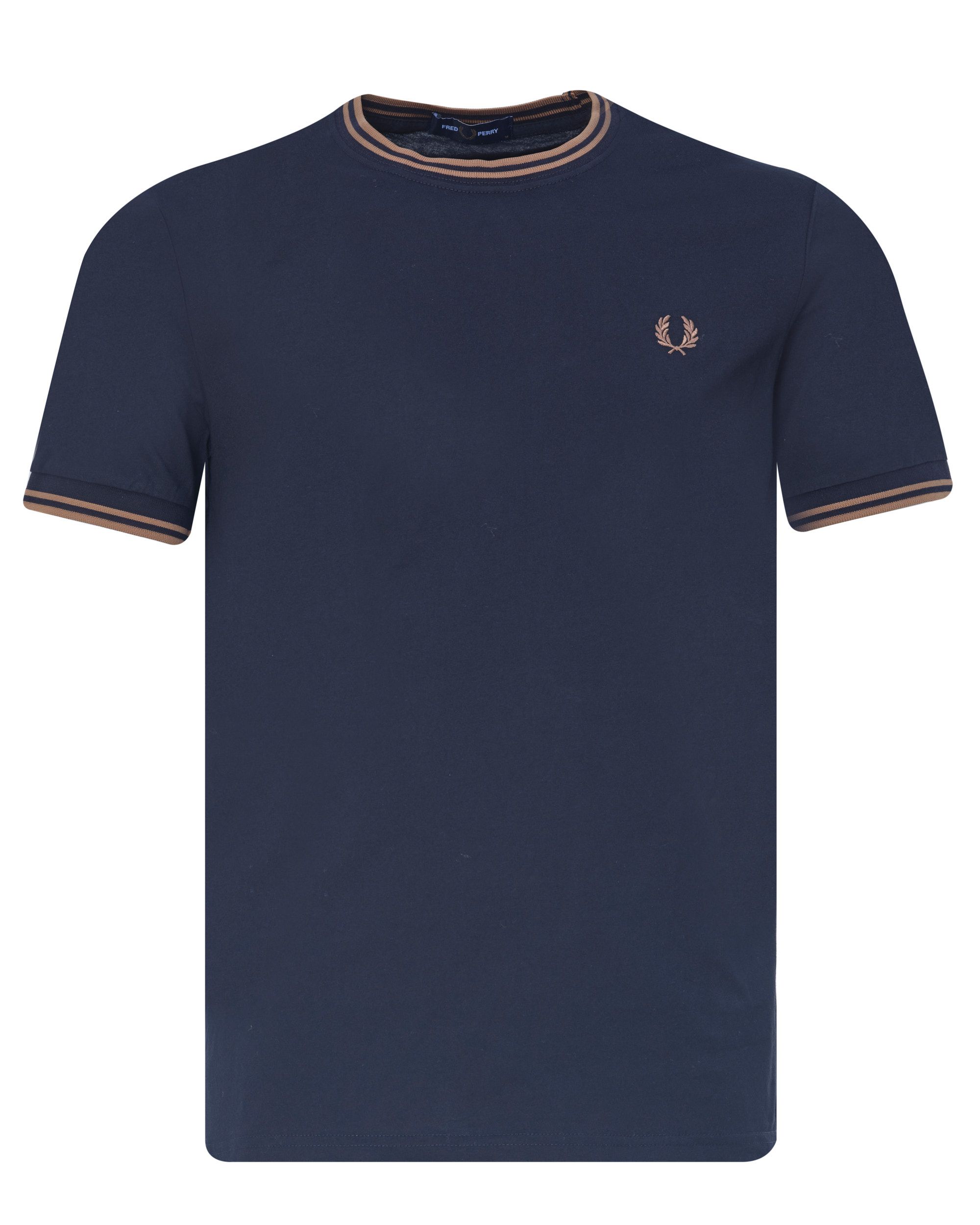 Fred Perry T-shirt KM Zwart 080347-001-L