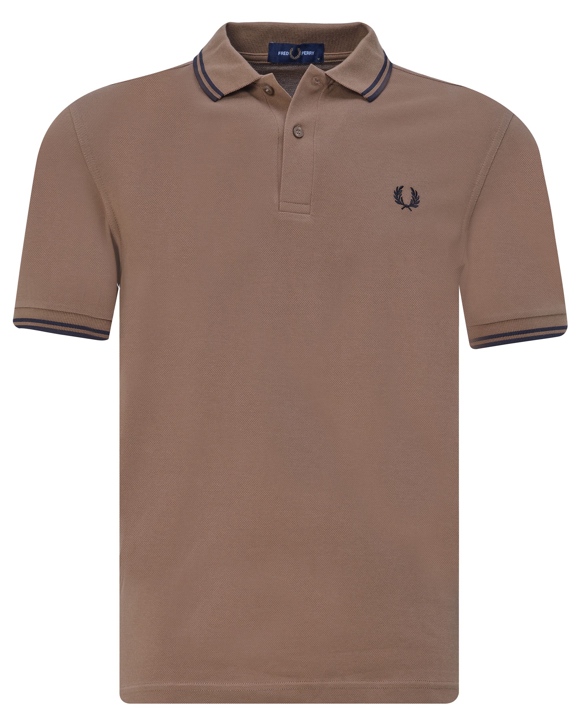 Fred Perry Polo KM Licht bruin 080349-003-L