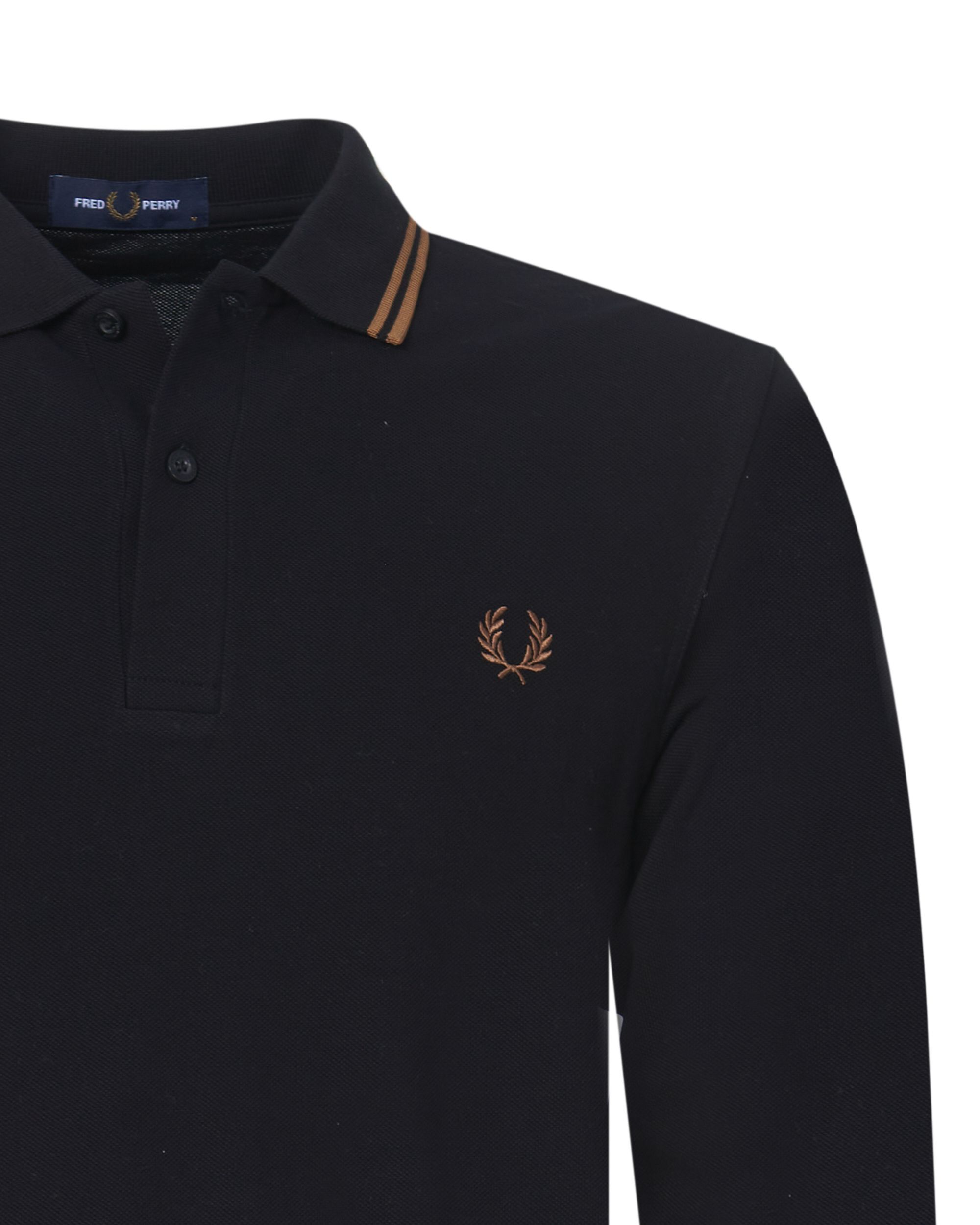 Fred Perry Polo LM Zwart 080350-001-L