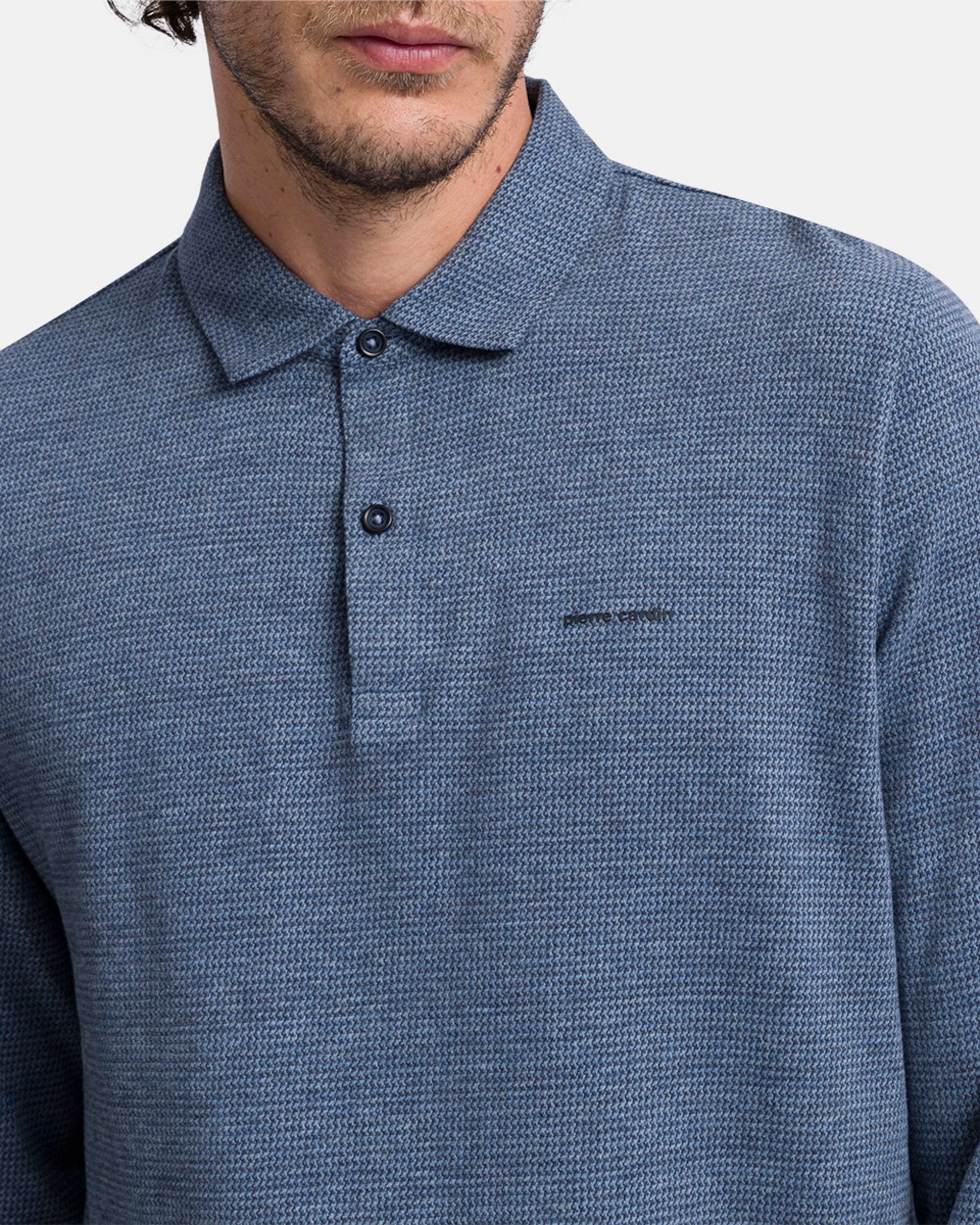 Pierre Cardin Polo LM Donker blauw 080443-001-3XL