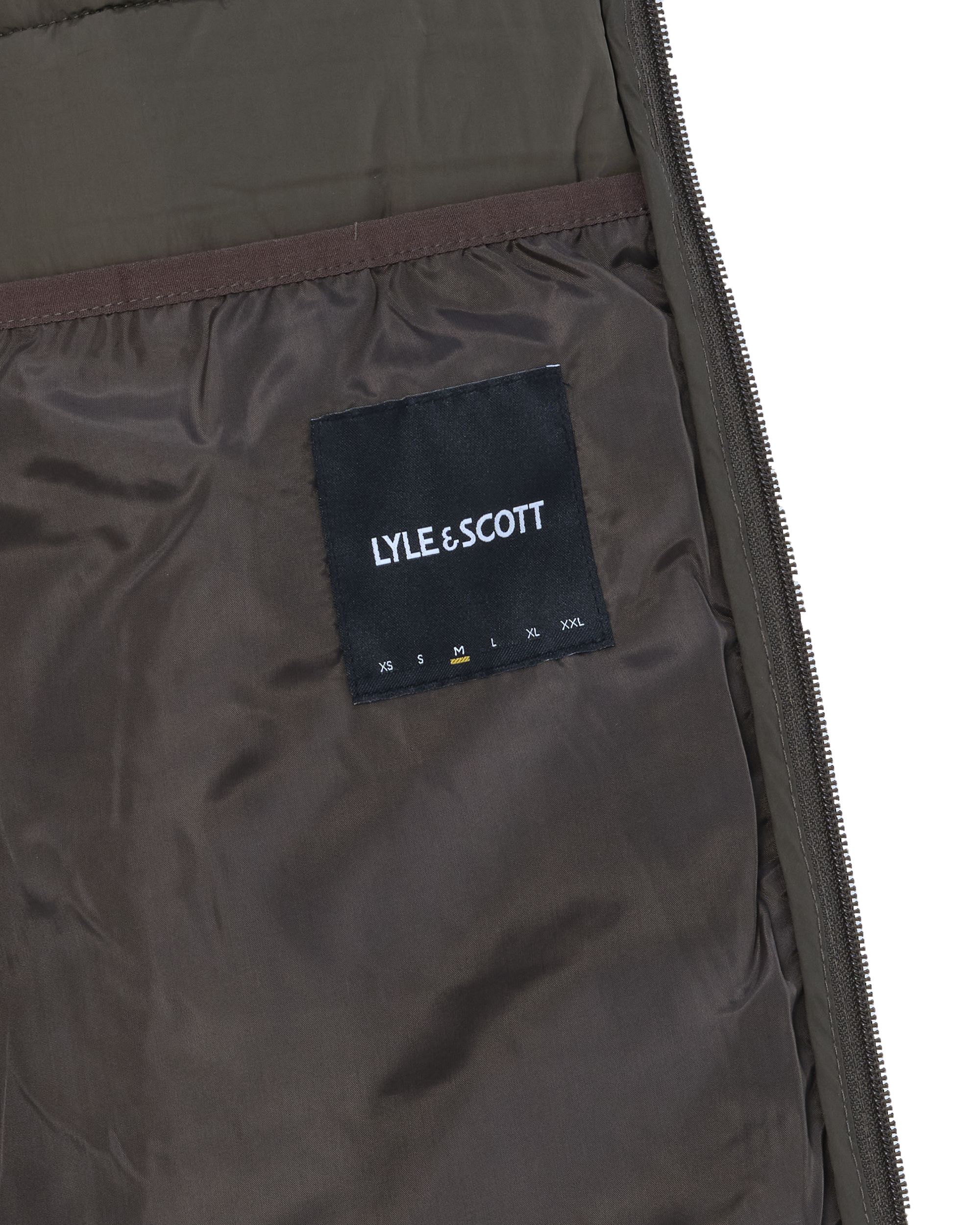 Lyle & Scott Gewatteerde jas Groen 080475-001-L