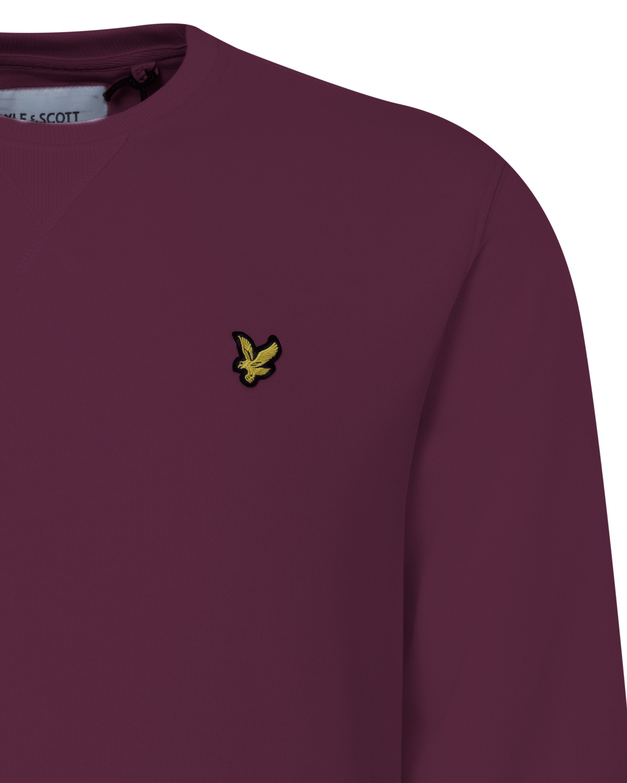 Lyle & Scott Sweater Donkerpaars uni 080506-001-L