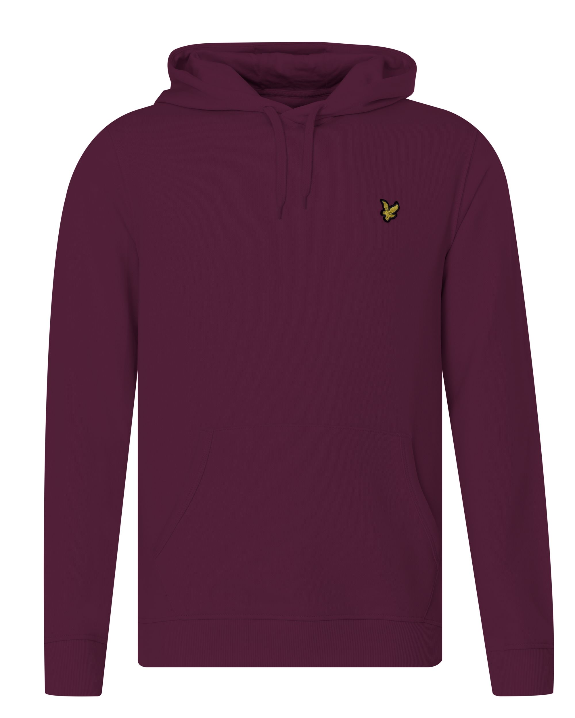 Lyle & Scott Hoodie Donkerpaars uni 080520-001-L