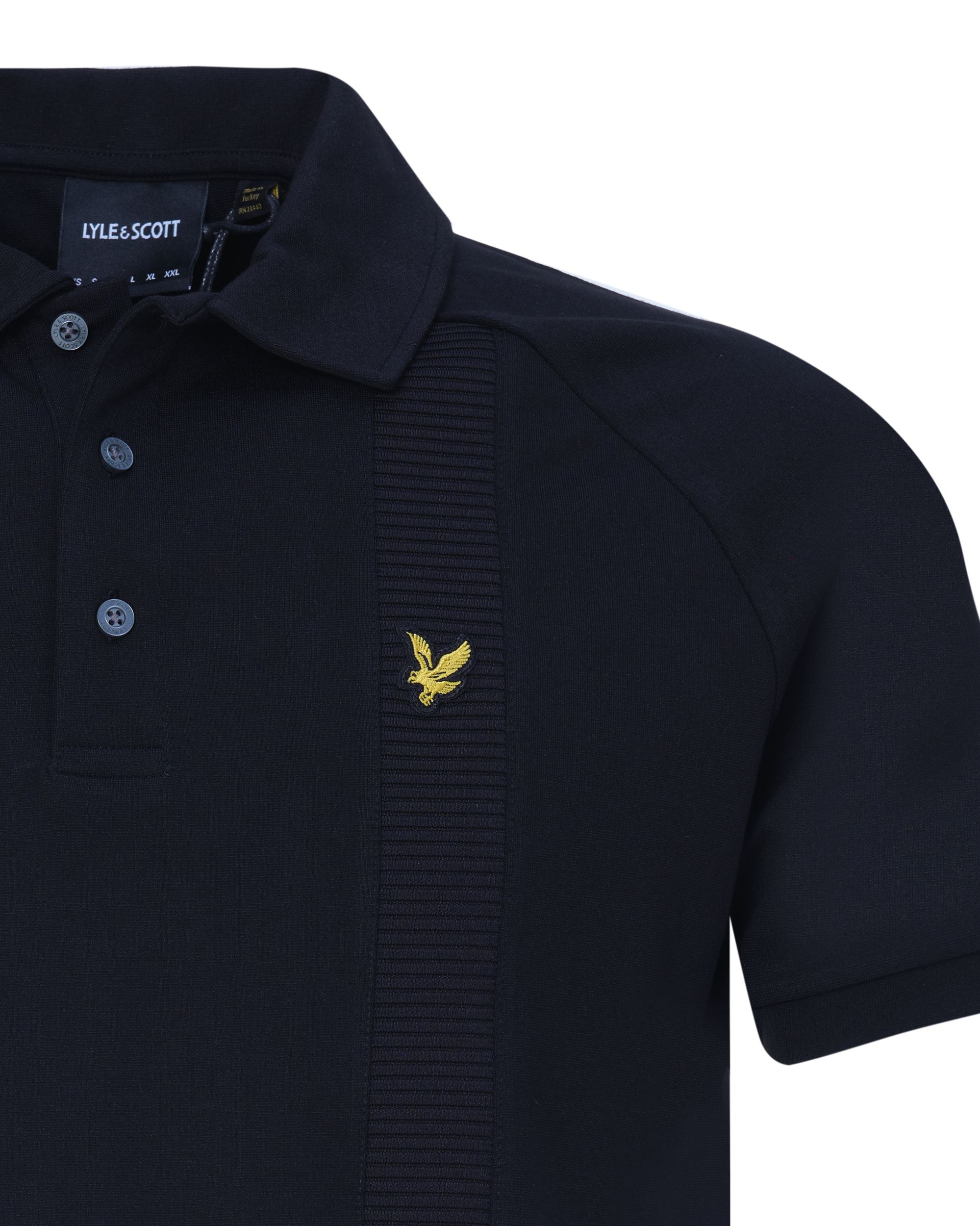 Lyle & Scott Polo KM Zwart 080532-001-L