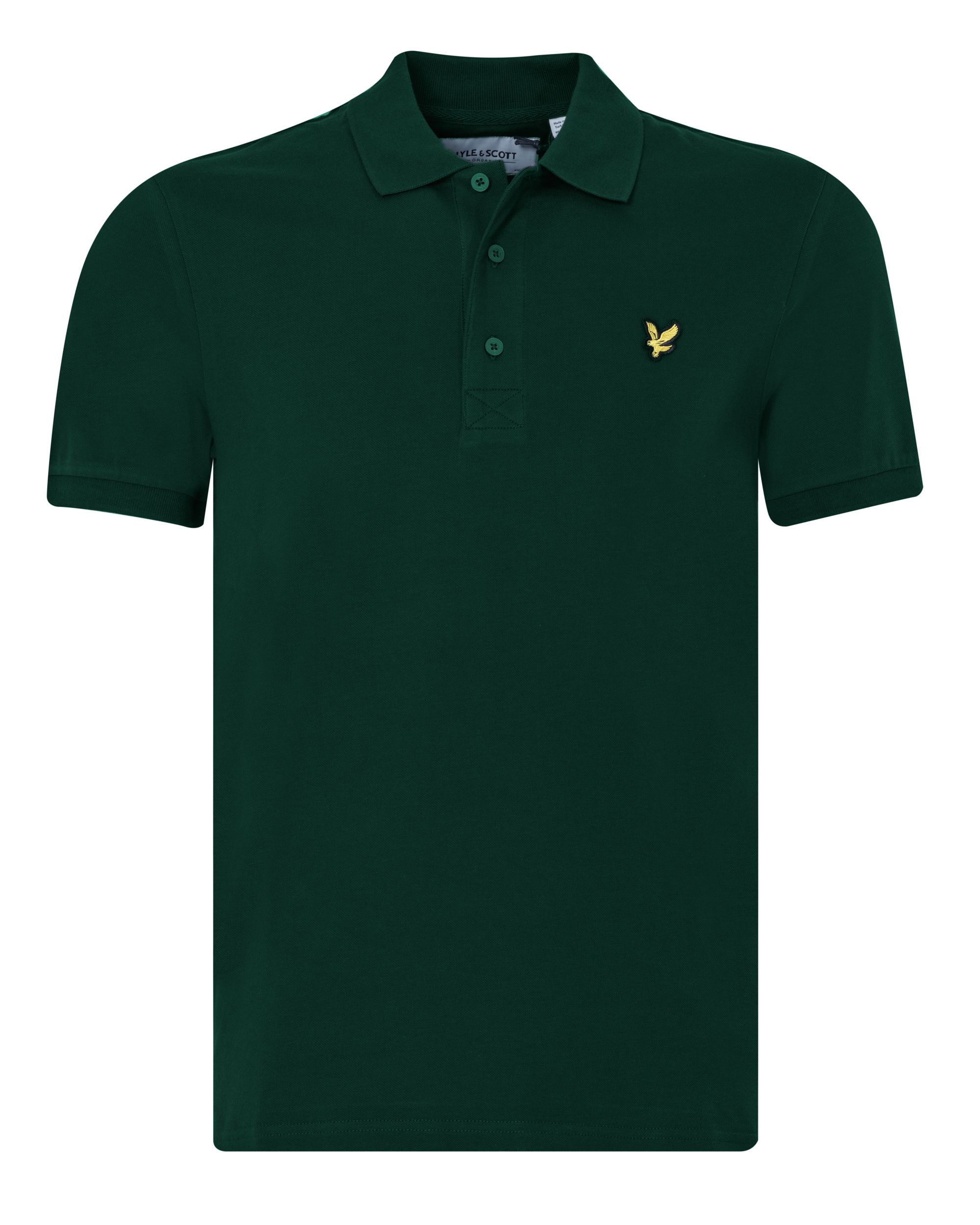 Lyle & Scott Polo KM Donker groen 080533-001-L