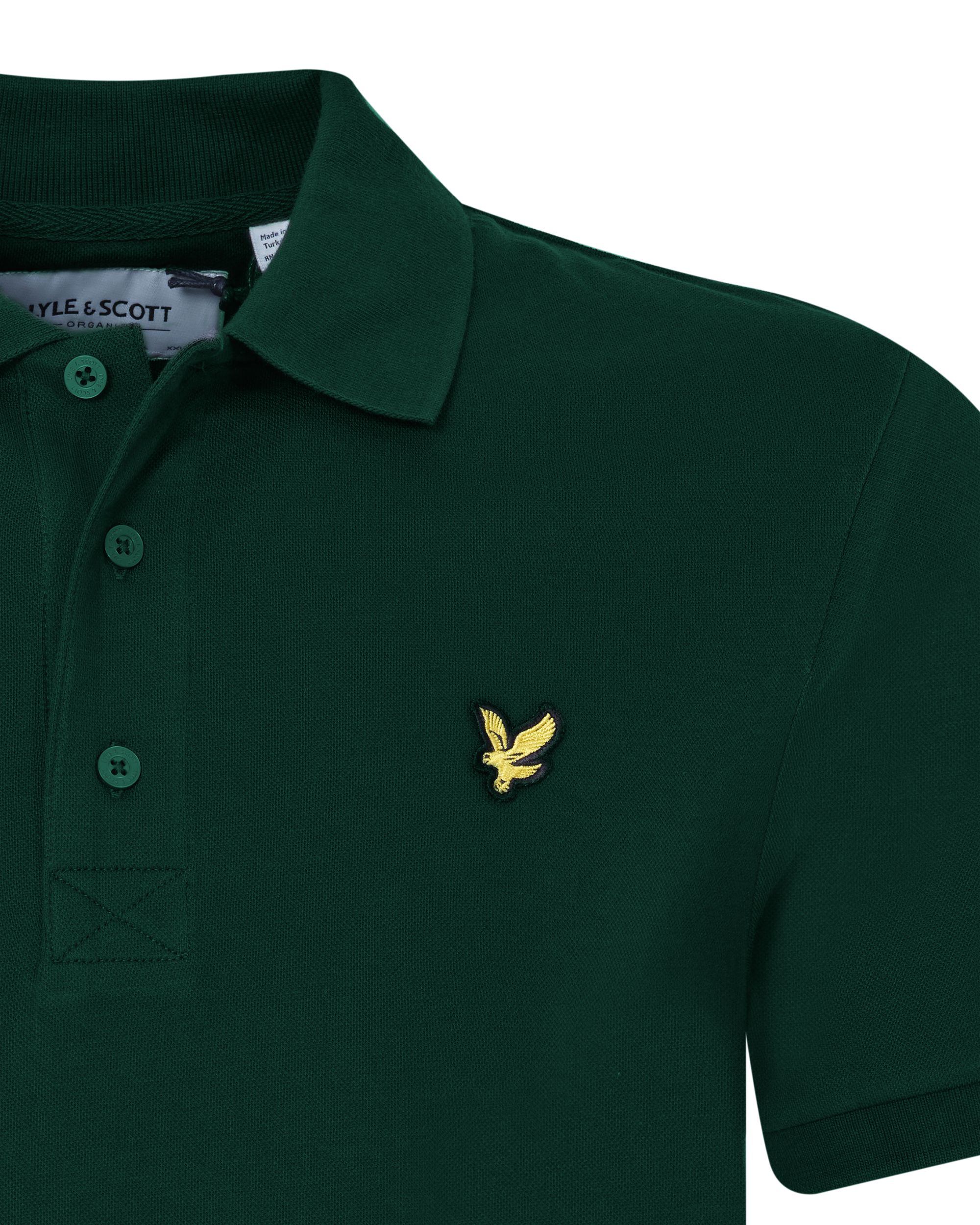 Lyle & Scott Polo KM Donker groen 080533-001-L