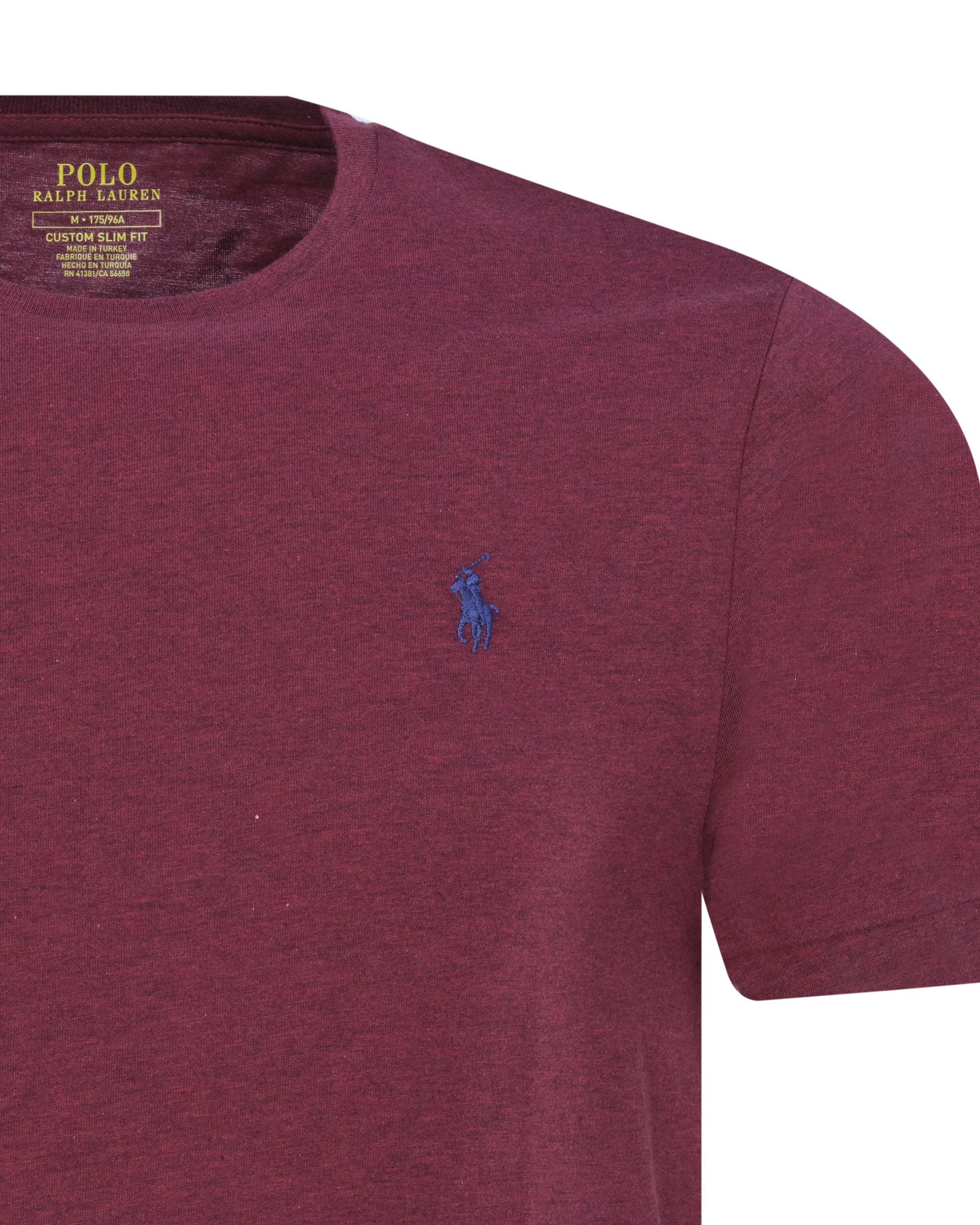 Polo Ralph Lauren T-shirt KM Bordeaux 080555-001-L