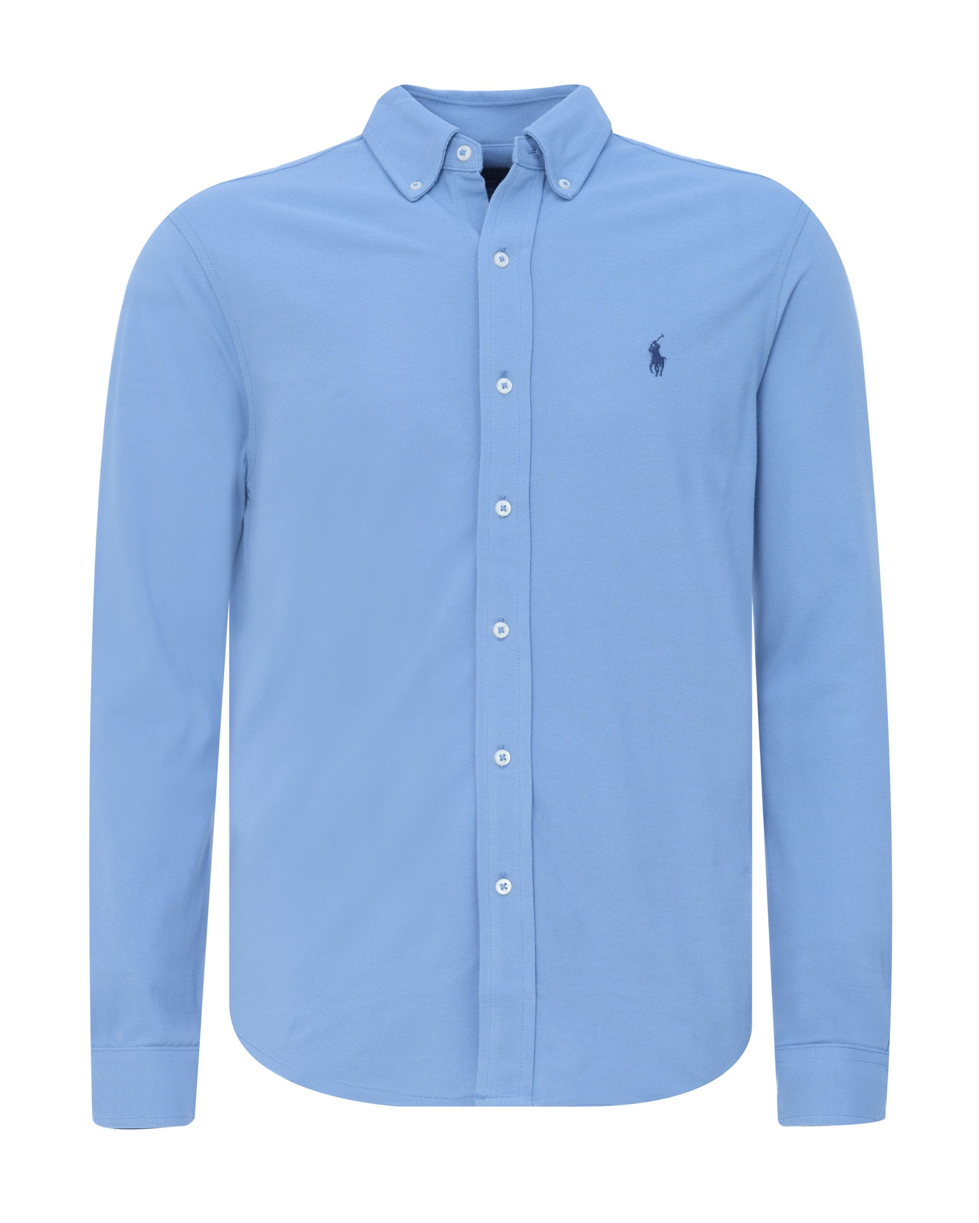 Polo Ralph Lauren Casual Overhemd LM Lichtblauw uni 080587-001-L