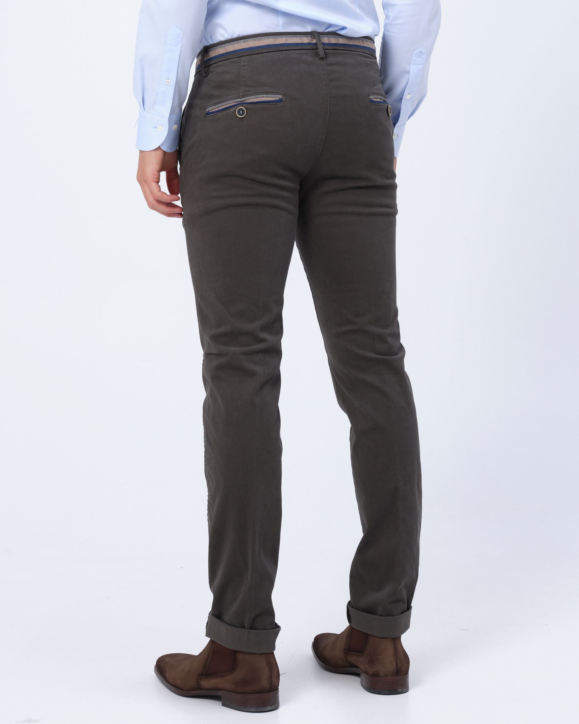 Mason's Torino Winter Chino Antraciet 080764-001-46