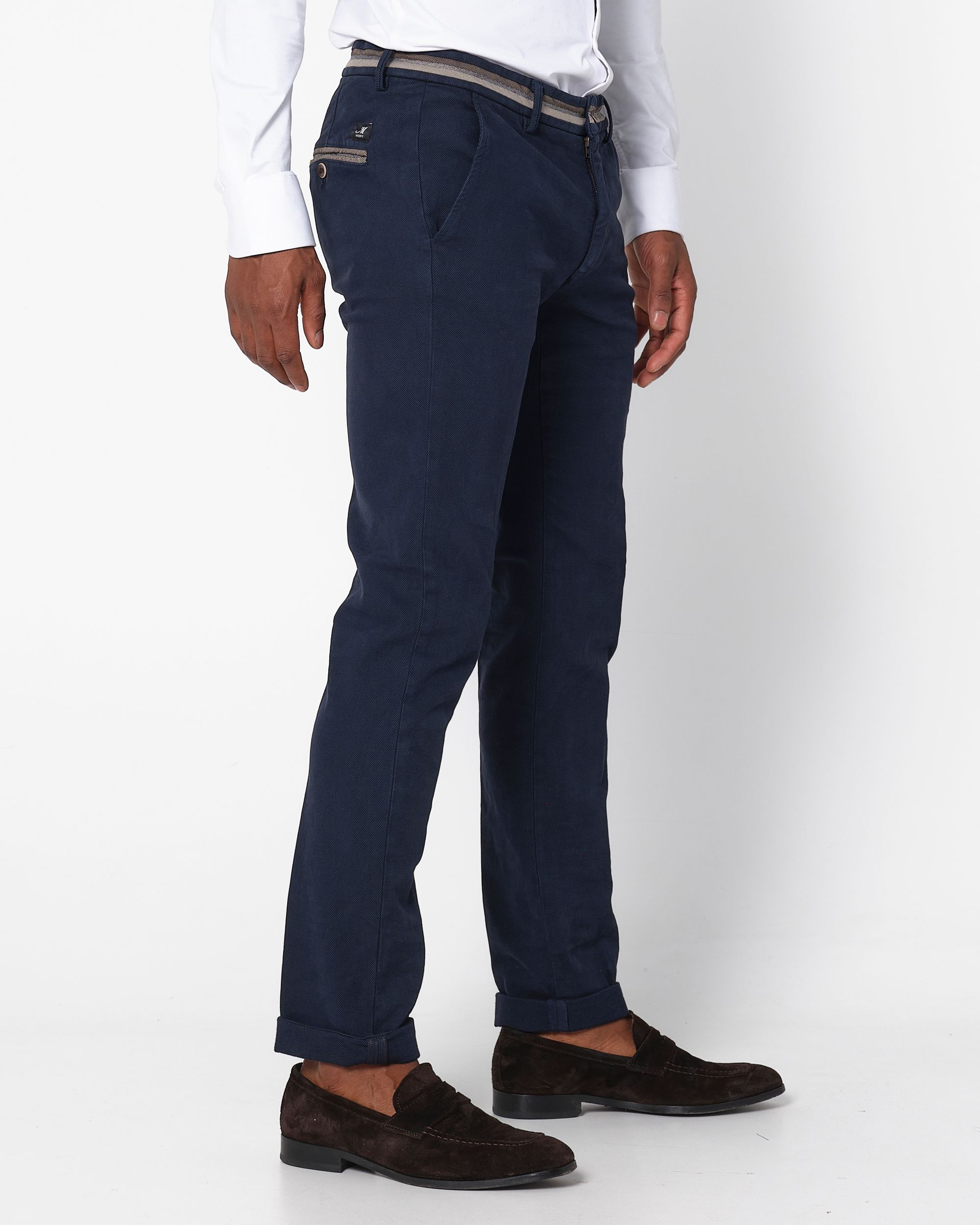 Mason's Torino Elegance Chino Donker blauw 080776-001-46