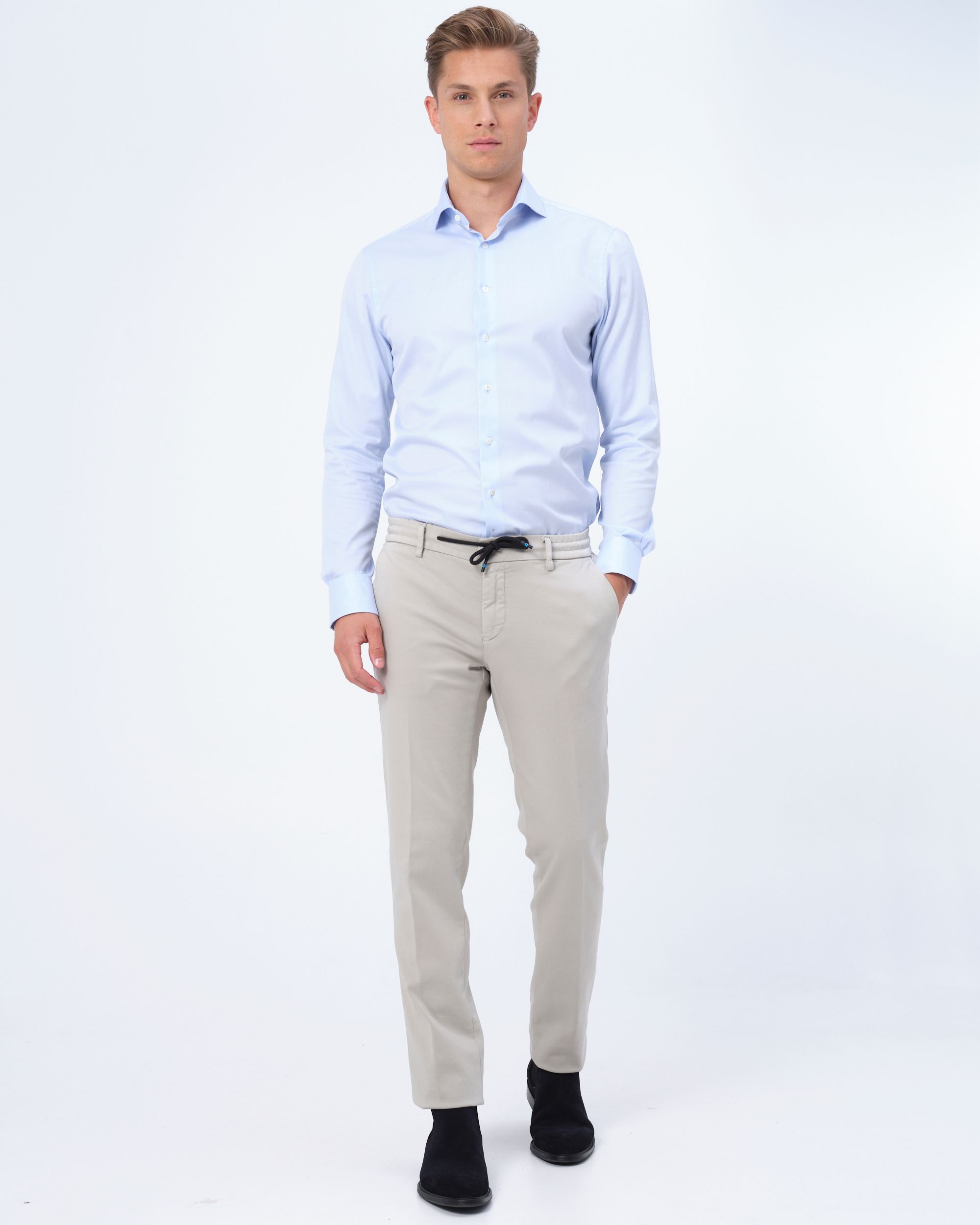 Mason's Torino Style Chino Grijs 080777-001-46