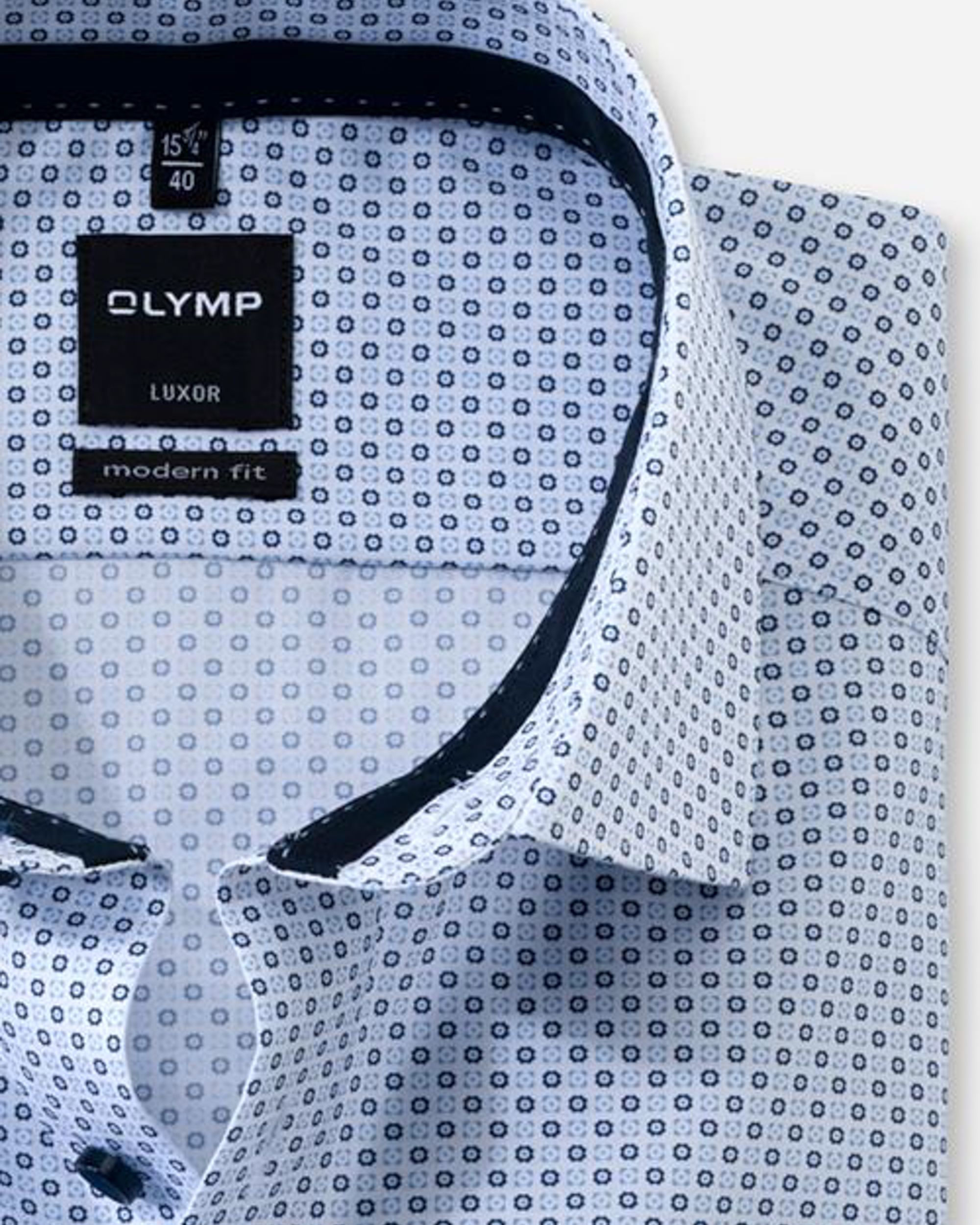 OLYMP Overhemd LM Blauw 080828-001-47