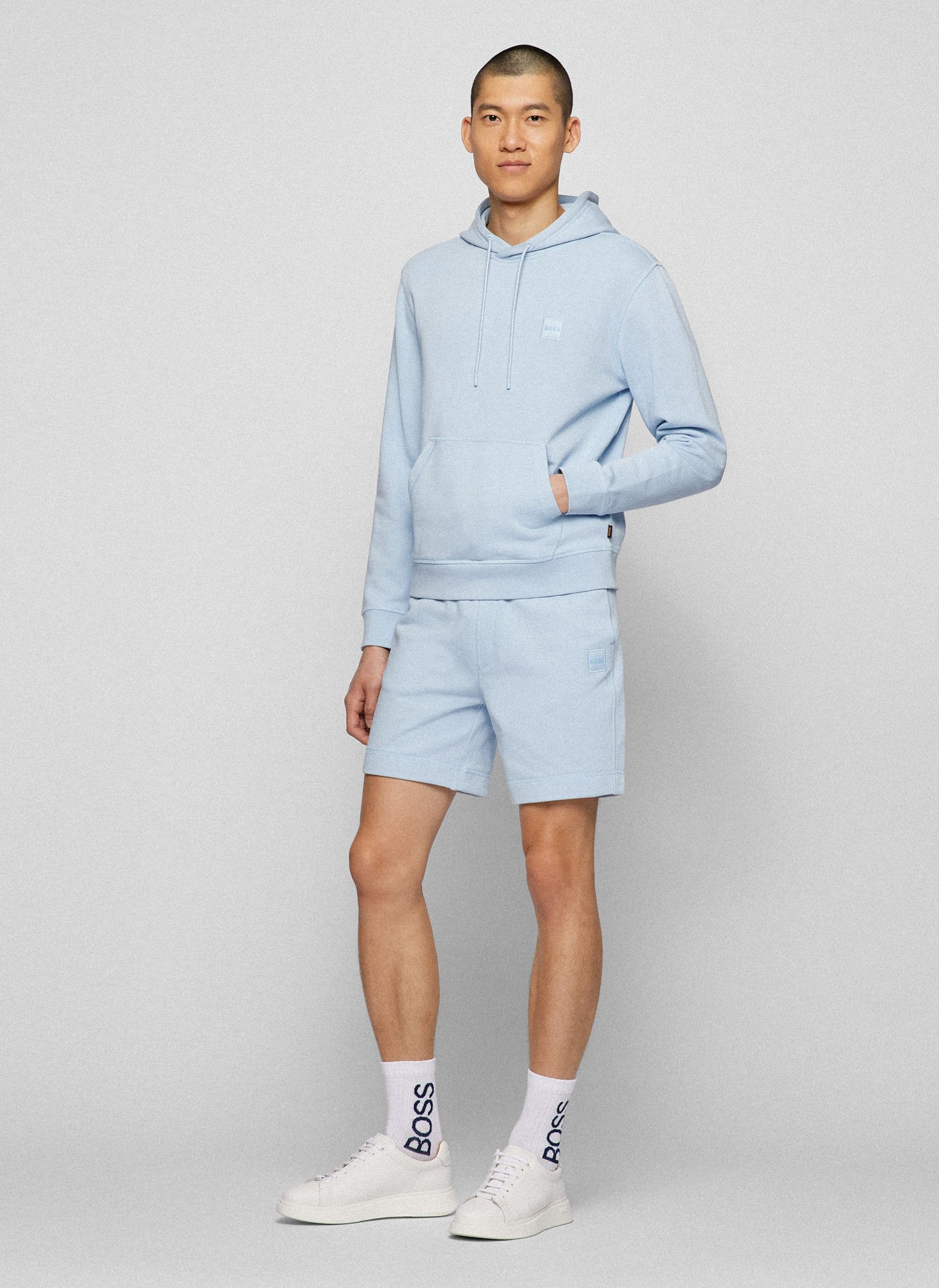 Hugo Boss Casual Wetalk Hoodie Blauw 080836-001-L