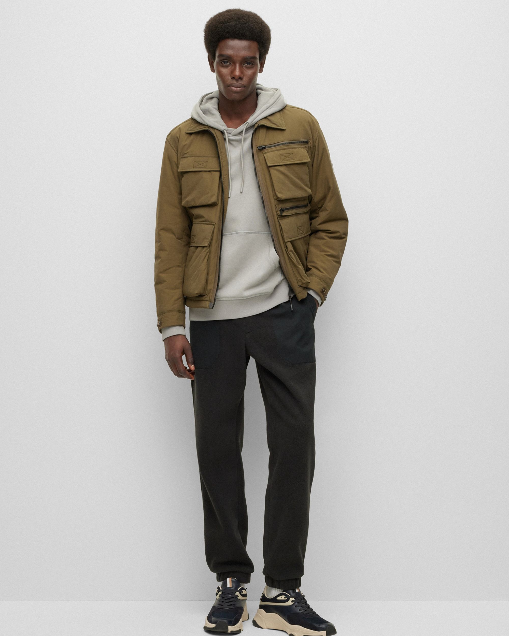 Hugo Boss Casual Wetalk Hoodie Grijs 080839-001-L