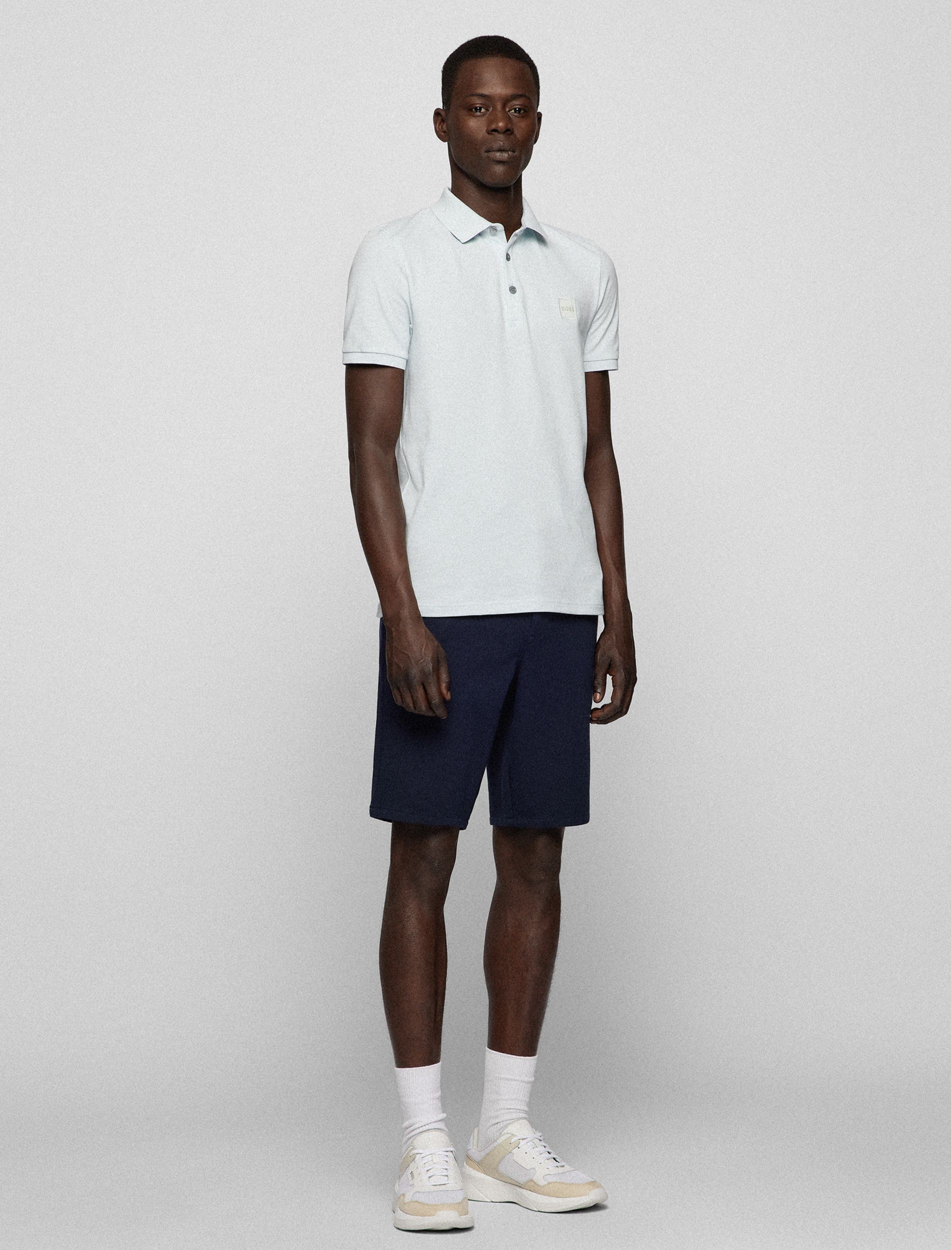 Hugo Boss Casual Passenger Polo KM Licht blauw 080846-001-L