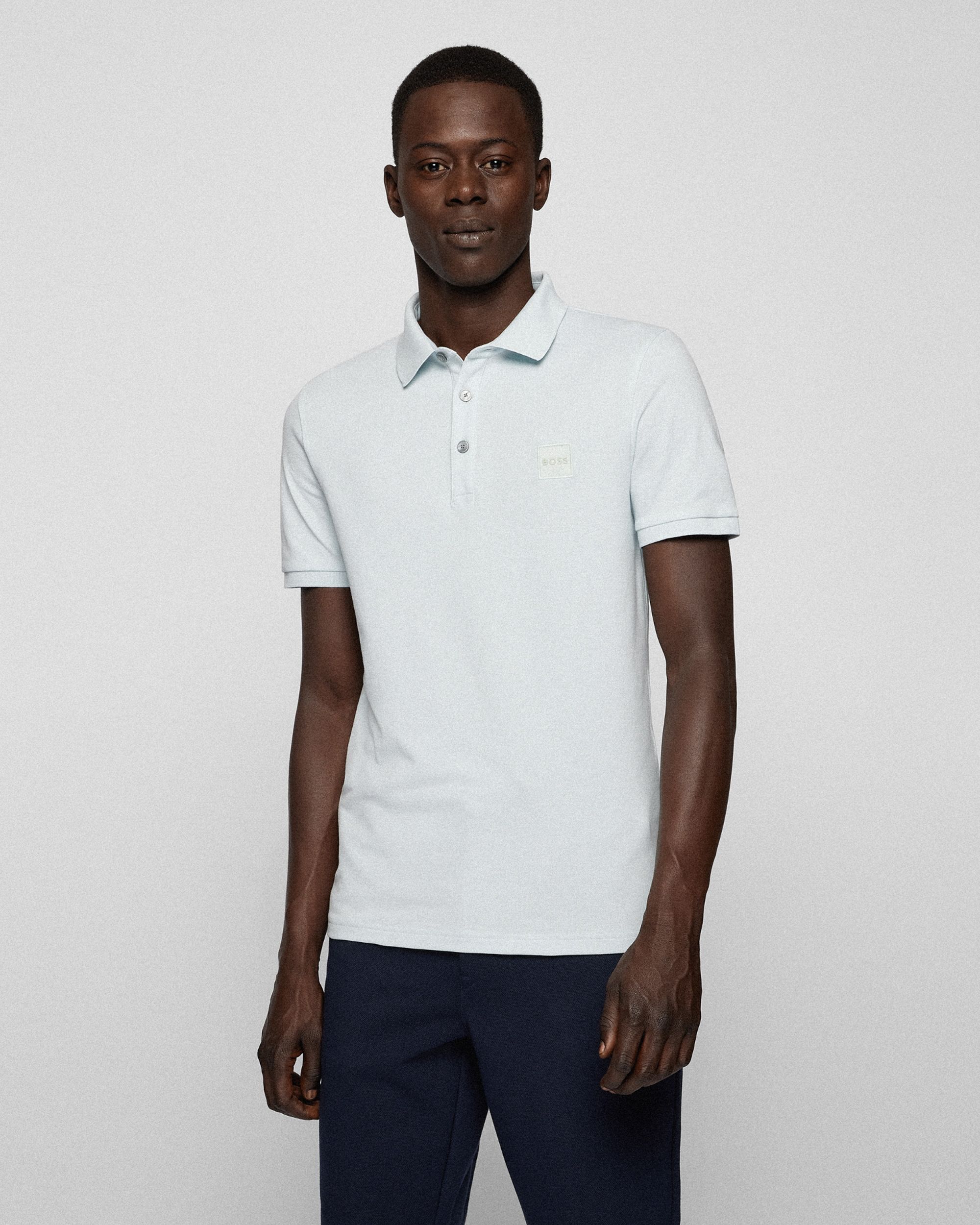 Hugo Boss Casual Passenger Polo KM Licht blauw 080846-001-L