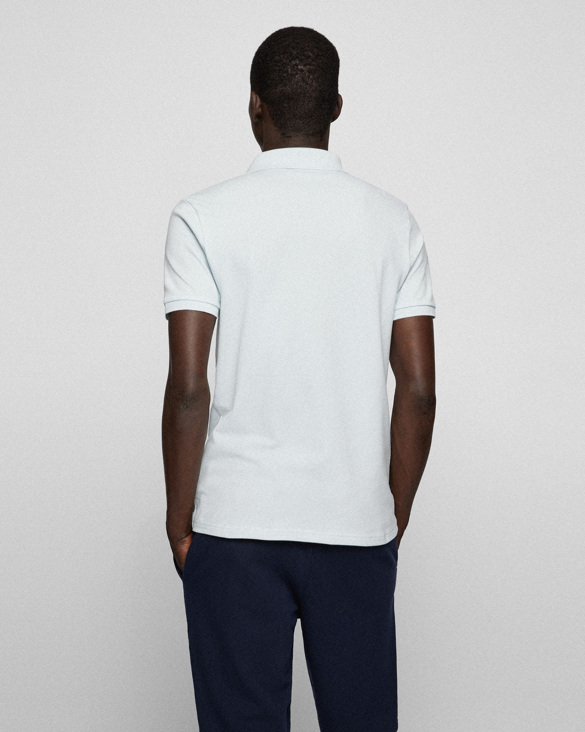 Hugo Boss Casual Passenger Polo KM Licht blauw 080846-001-L