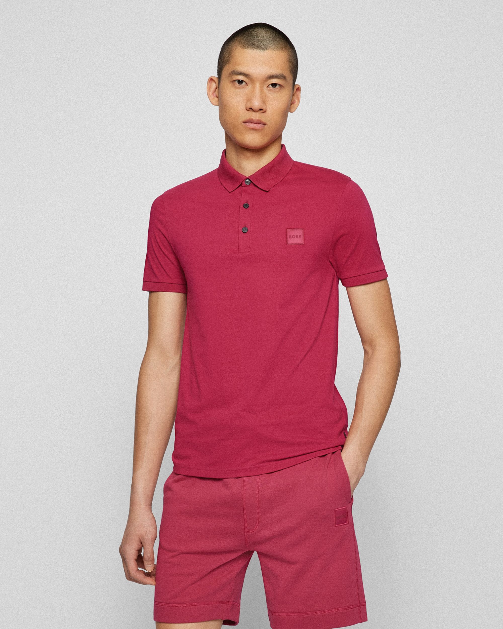 Hugo Boss Casual Passenger Polo KM Paars 080849-001-L