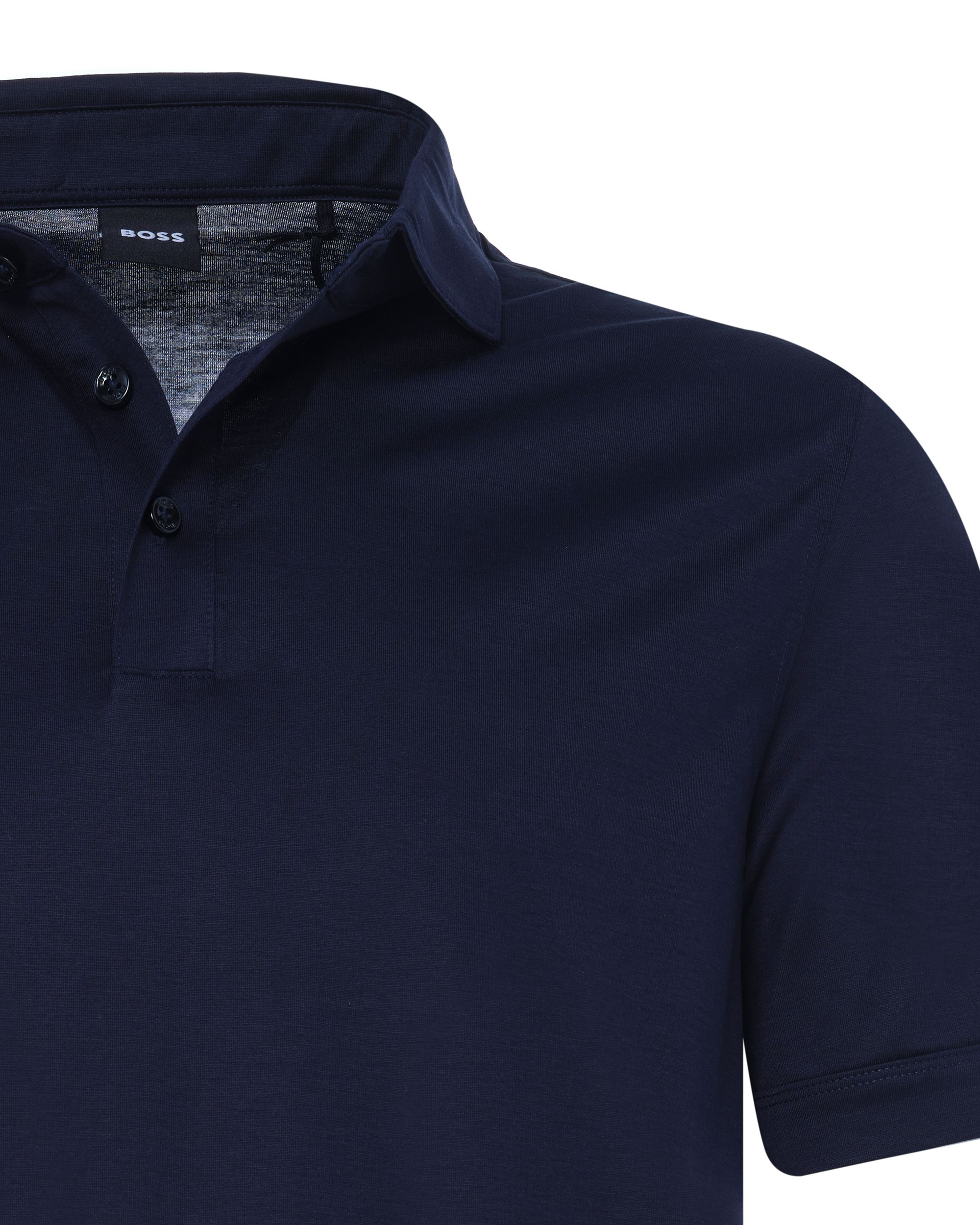 Hugo Boss Menswear Press Polo KM Donker blauw 080868-001-L