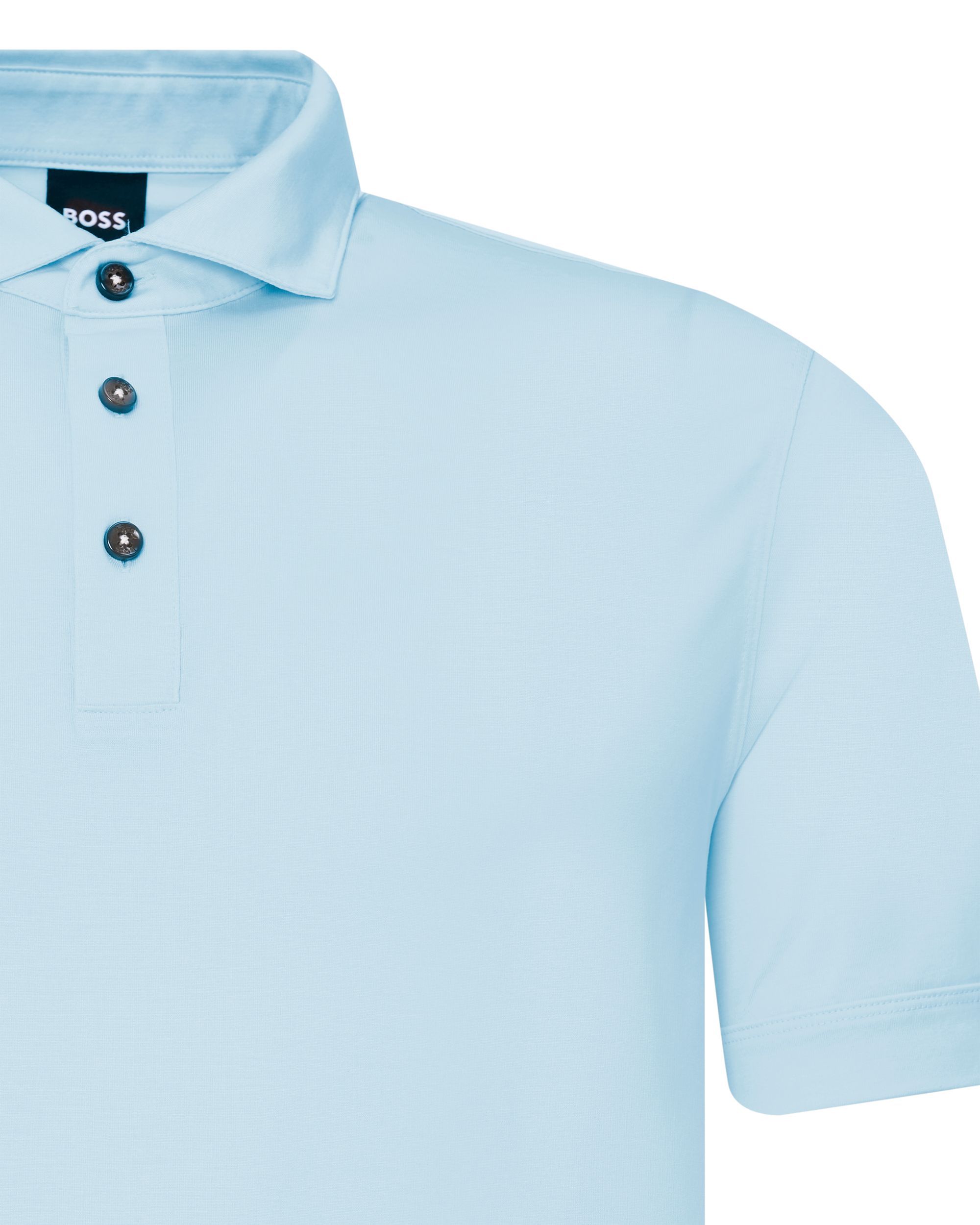 Hugo Boss Menswear Press Polo KM Licht blauw 080869-001-L