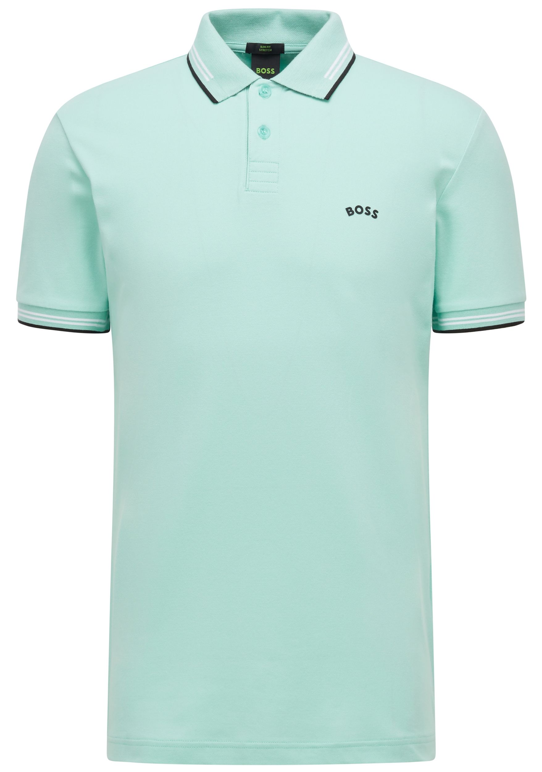 Hugo Boss Leisure Paul Curved Polo KM Licht blauw 080877-001-L