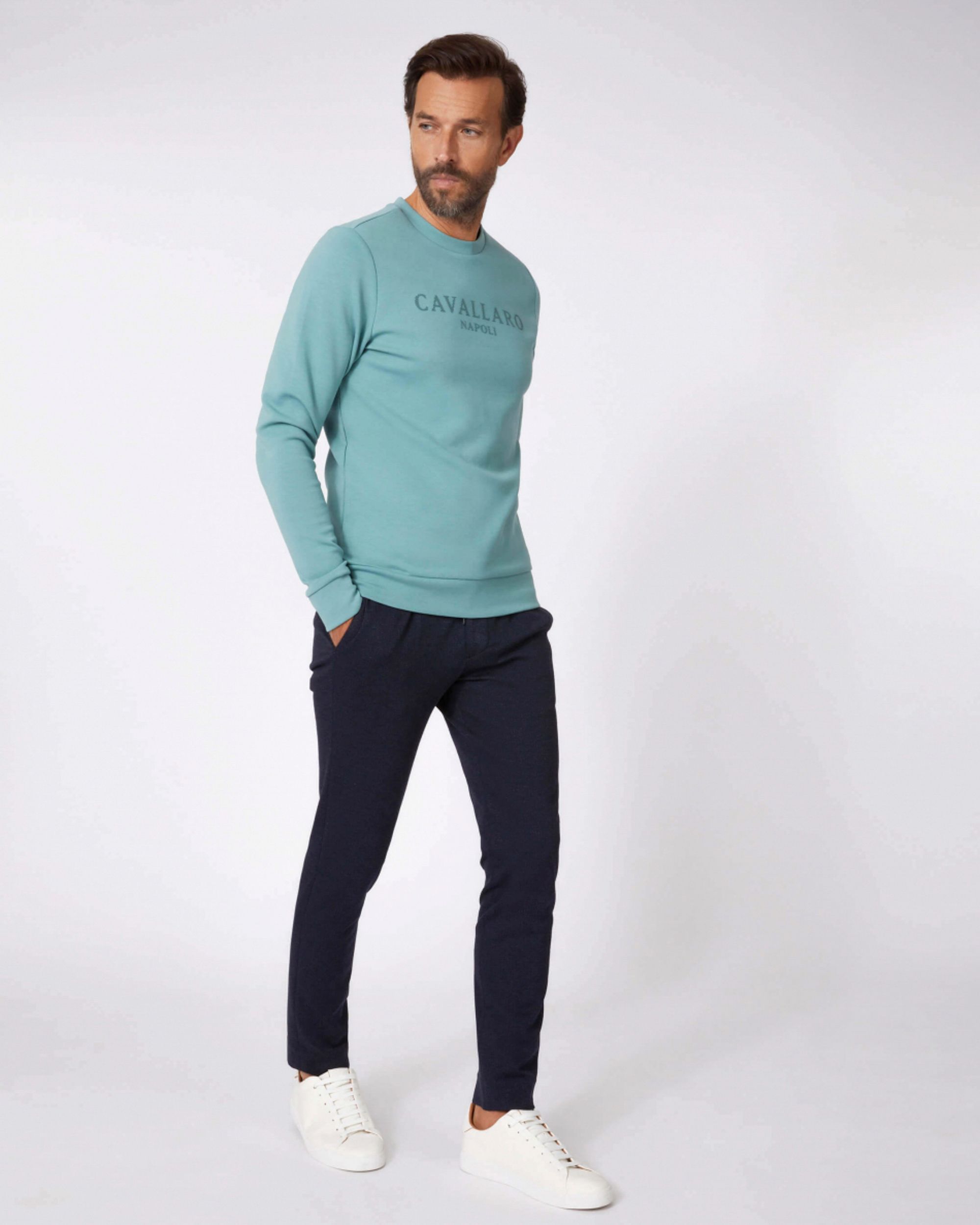 Cavallaro Sweater Blauw 080886-001-L