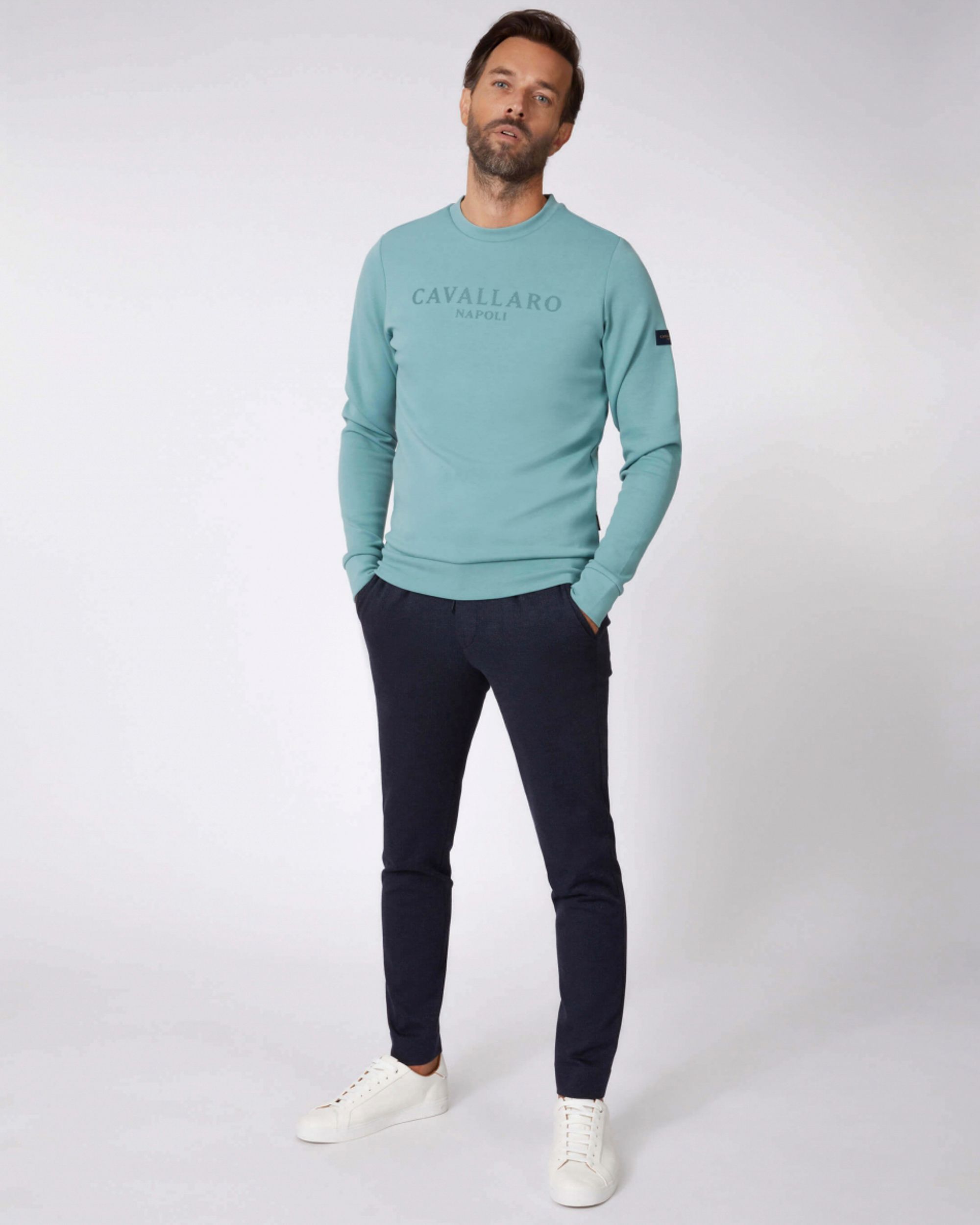 Cavallaro Sweater Blauw 080886-001-L