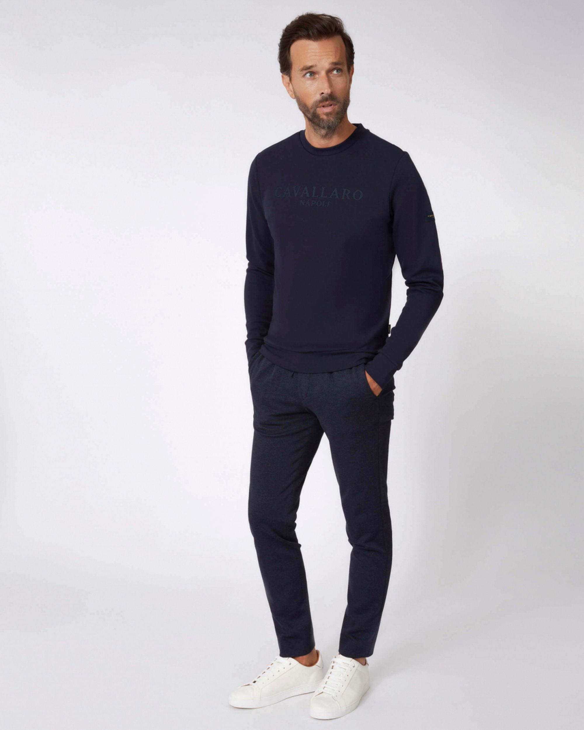 Cavallaro Sweater Blauw 080888-001-L