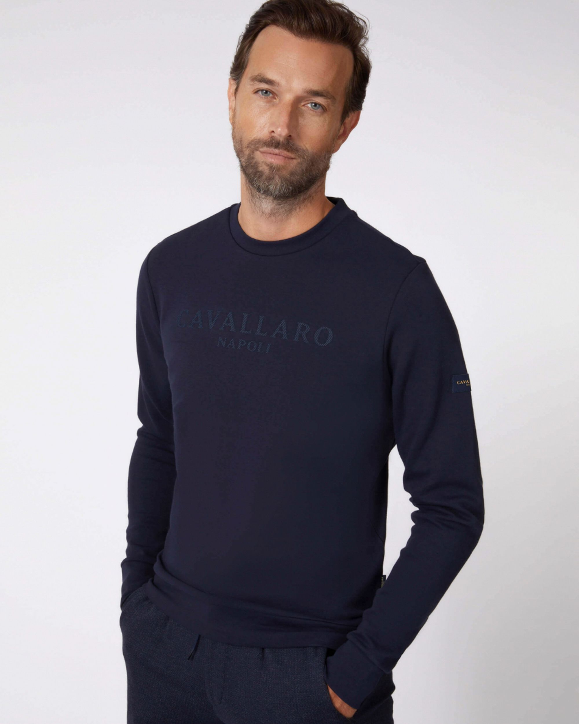 Cavallaro Sweater Blauw 080888-001-L