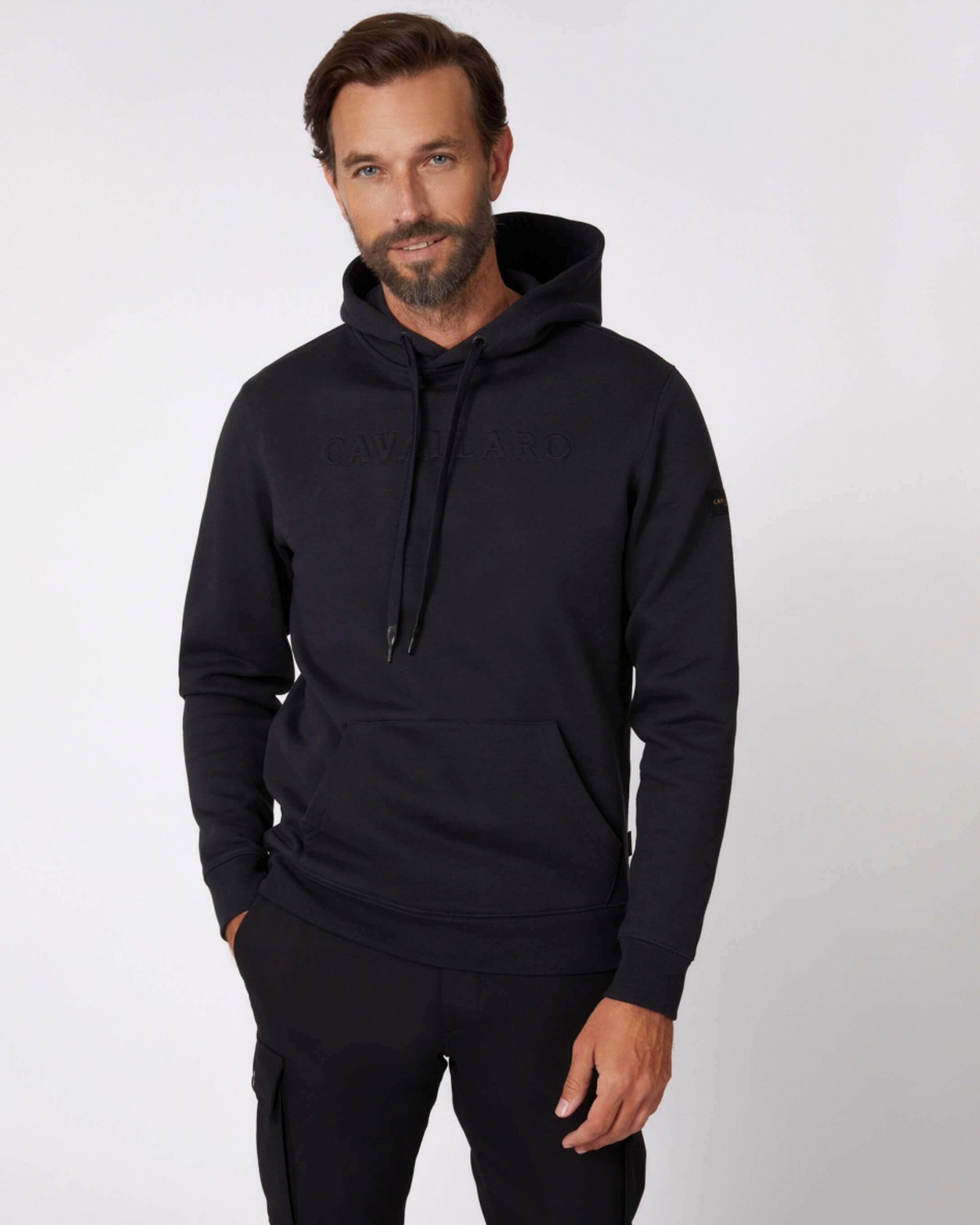 Cavallaro Hoodie Zwart 080891-001-L