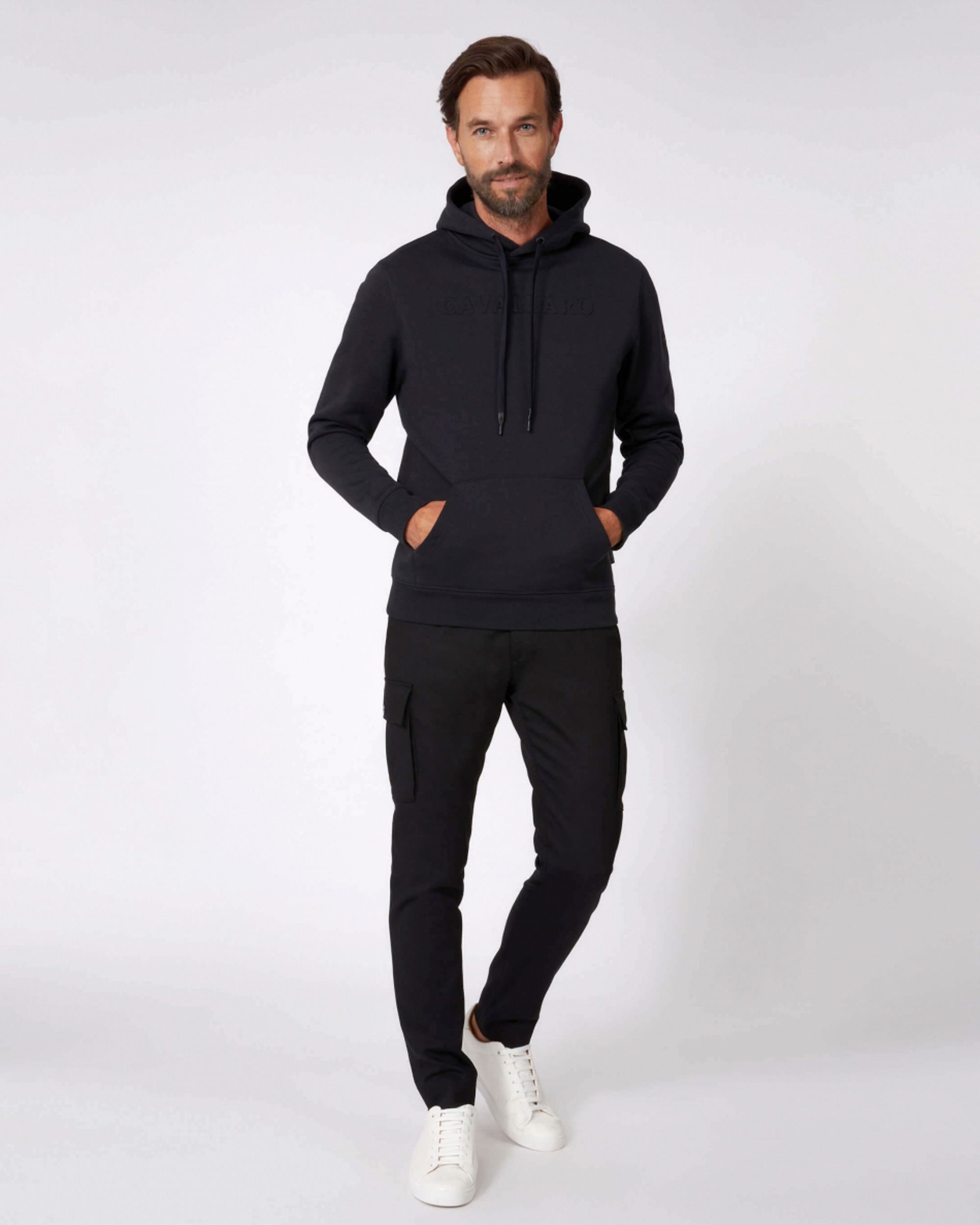 Cavallaro Hoodie Zwart 080891-001-L