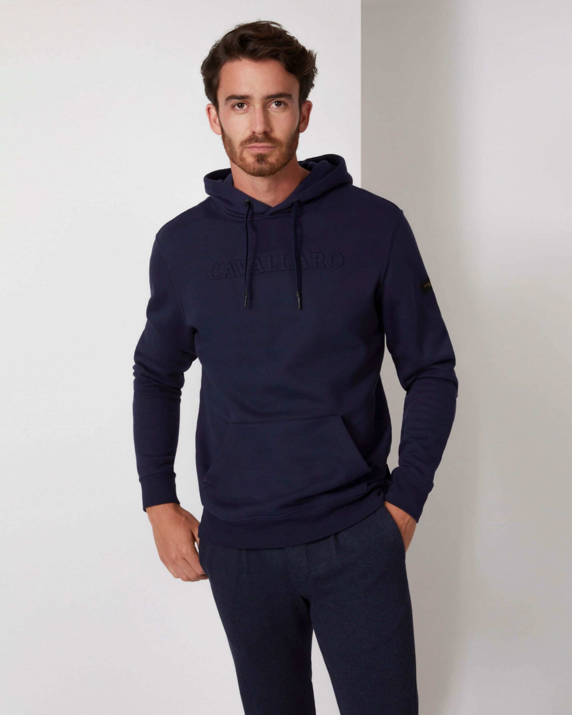 Cavallaro Hoodie Blauw 080894-001-L