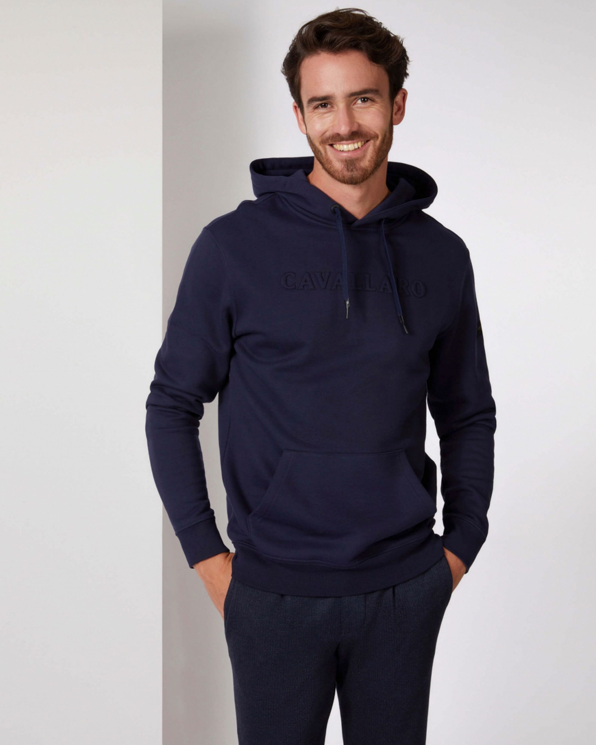 Cavallaro Hoodie Blauw 080894-001-L