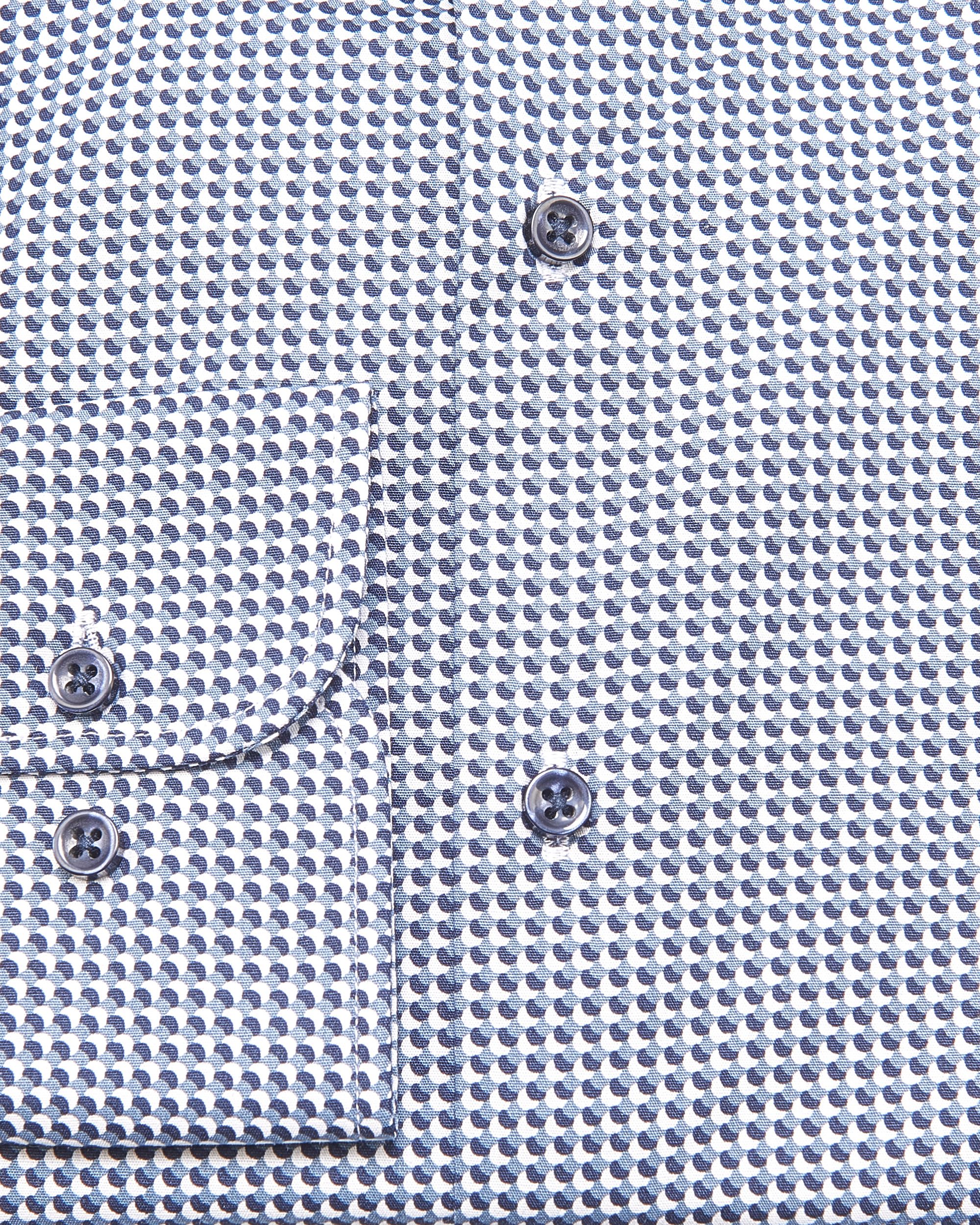 Pierre Cardin Overhemd LM Donker blauw 080993-001-37