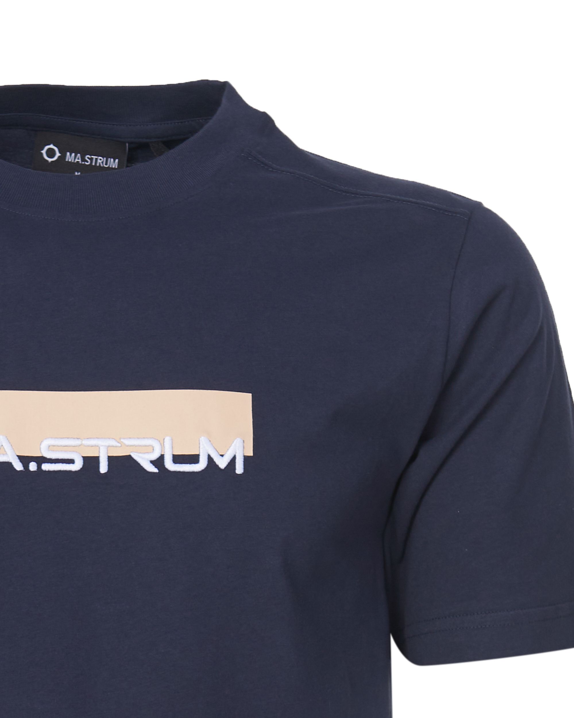 MA.STRUM T-shirt KM Donker blauw 081024-001-L