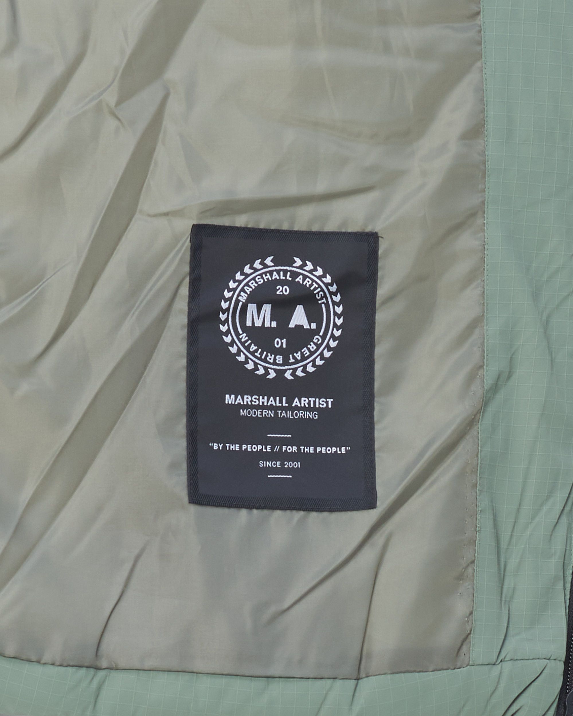 Marshall Artist Gewatteerde jas Khaki 081042-001-L