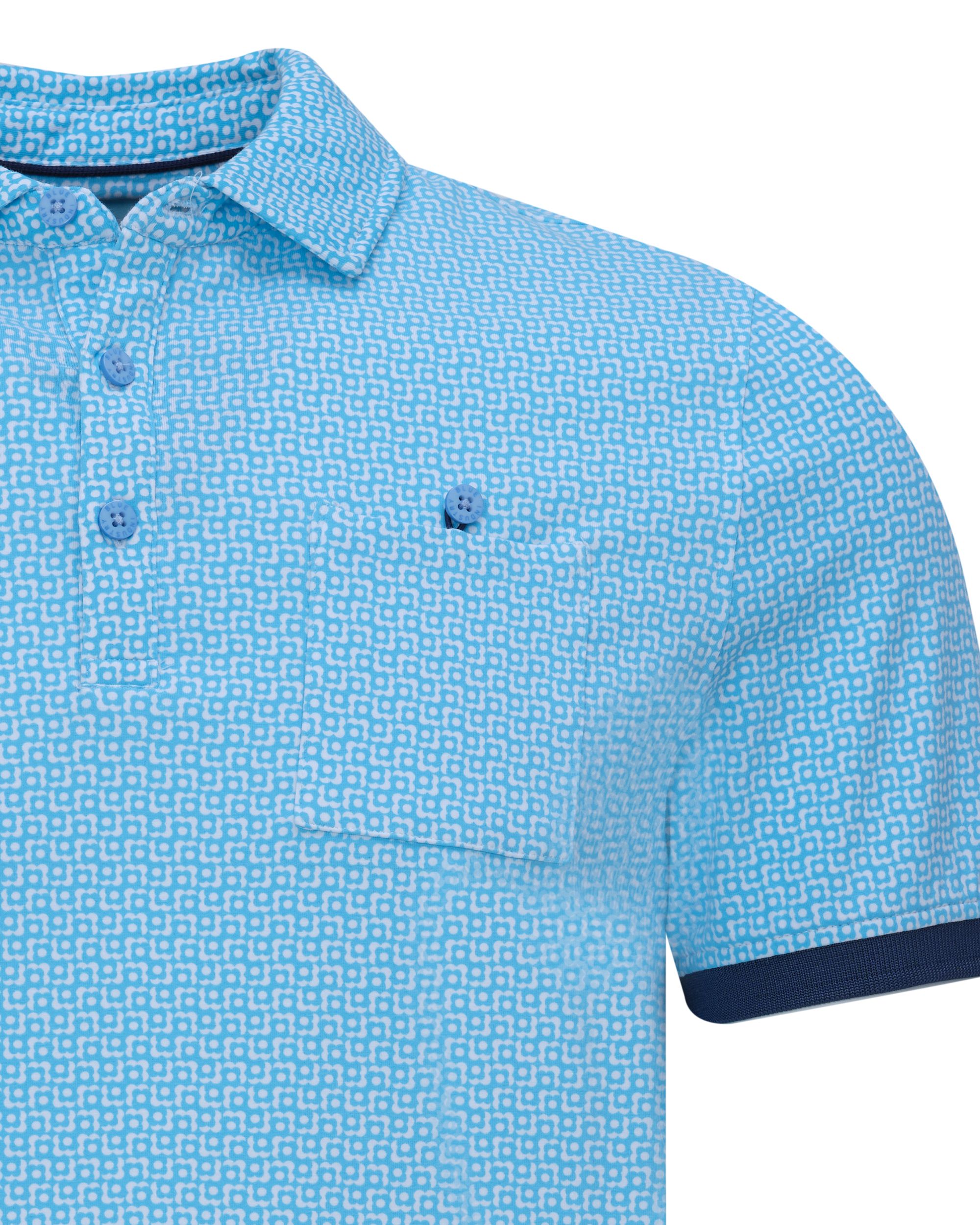 Blue Industry Polo KM Blauw 081062-001-L