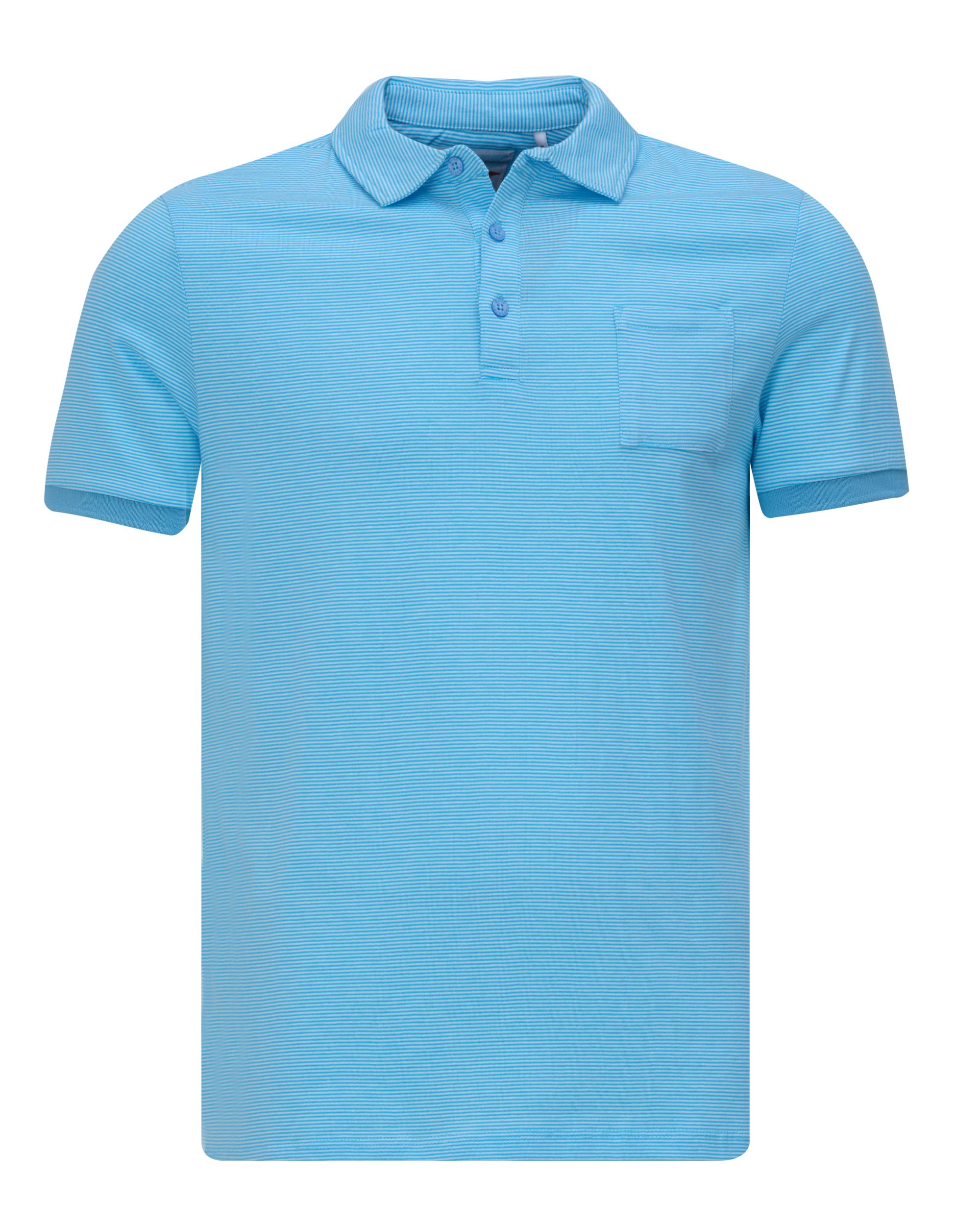 Blue Industry Polo KM Blauw 081064-001-L