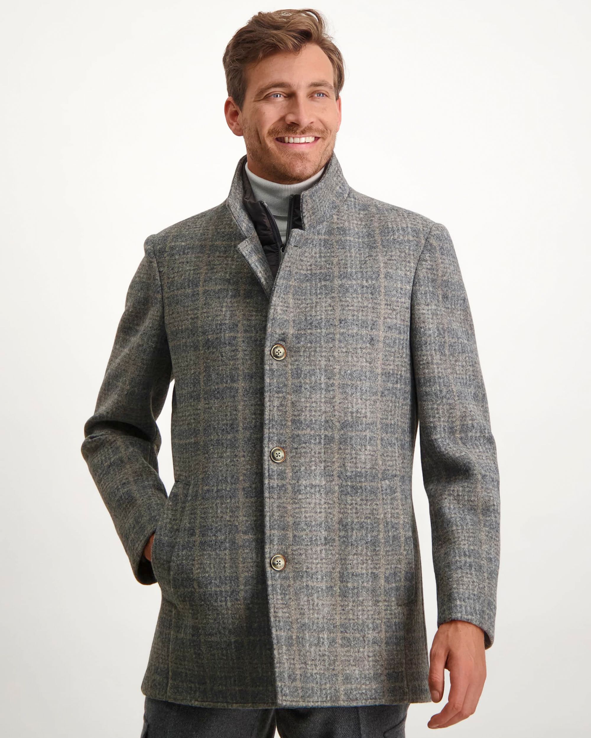 Mantel Grijs 081093-001-4XL