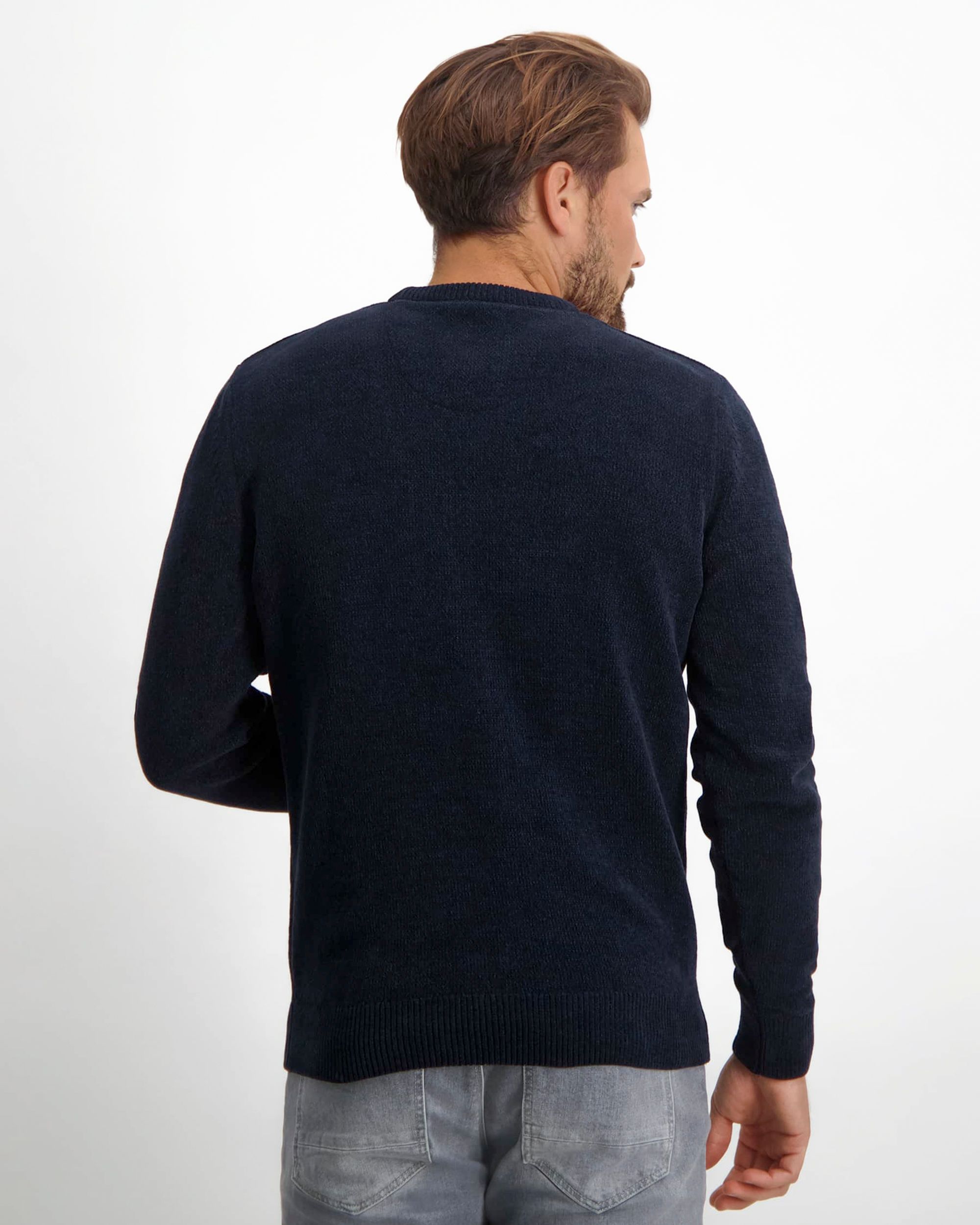 State of Art Trui ronde hals  Donker blauw 081094-001-4XL