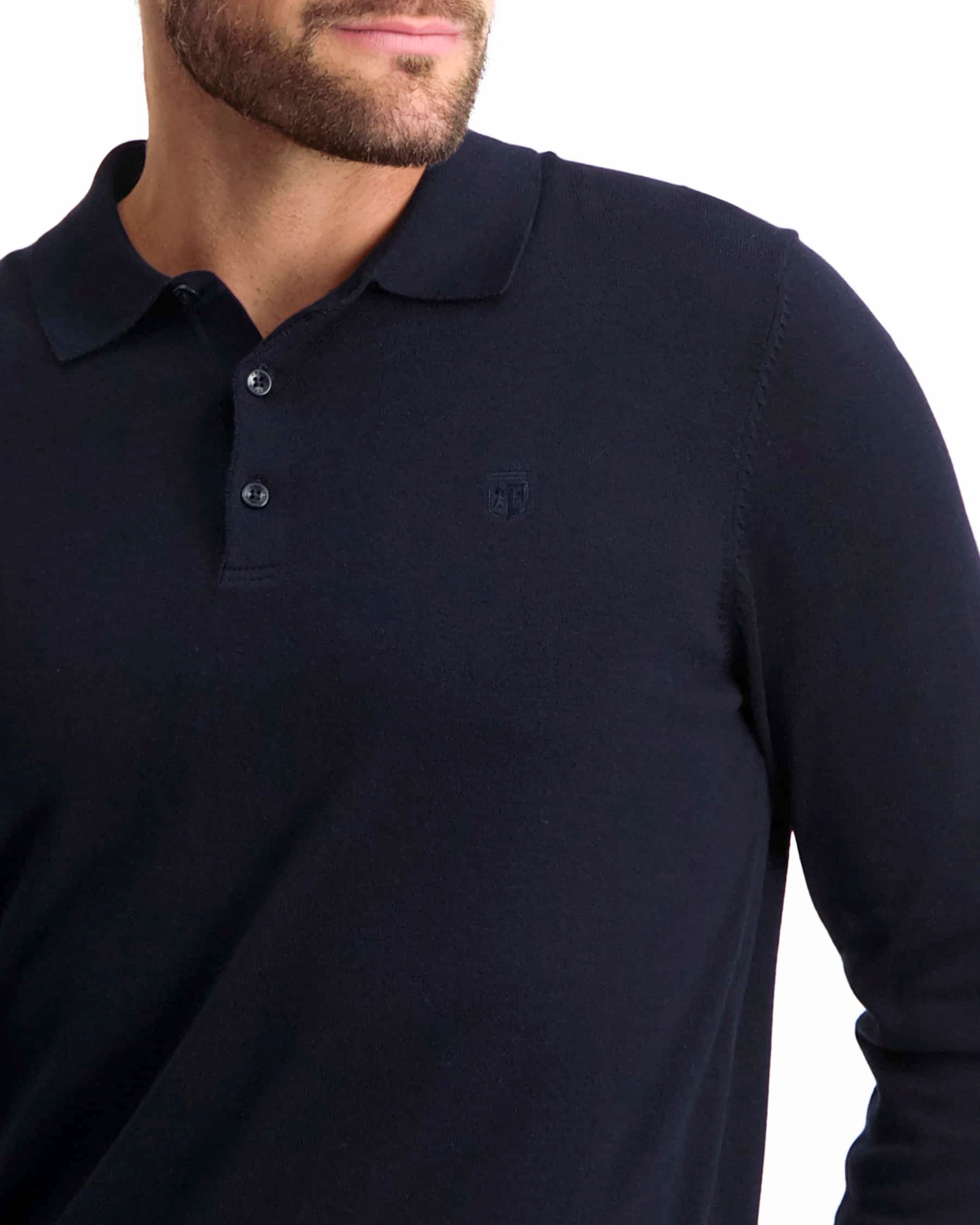 State of Art Polo LM Donker blauw 081097-001-4XL